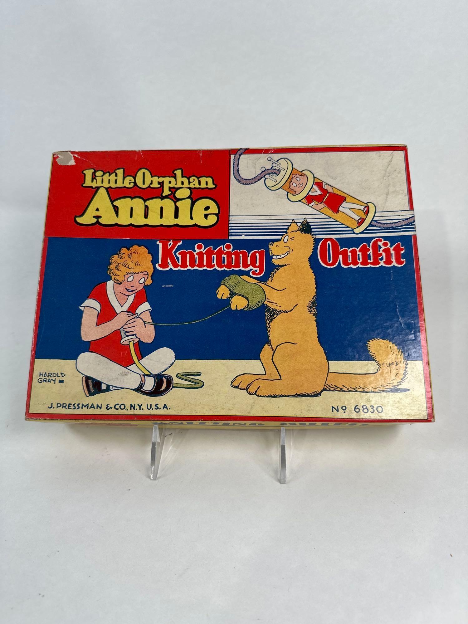 Little Orphan Annie Knitting Outfit kit (1 of 3)