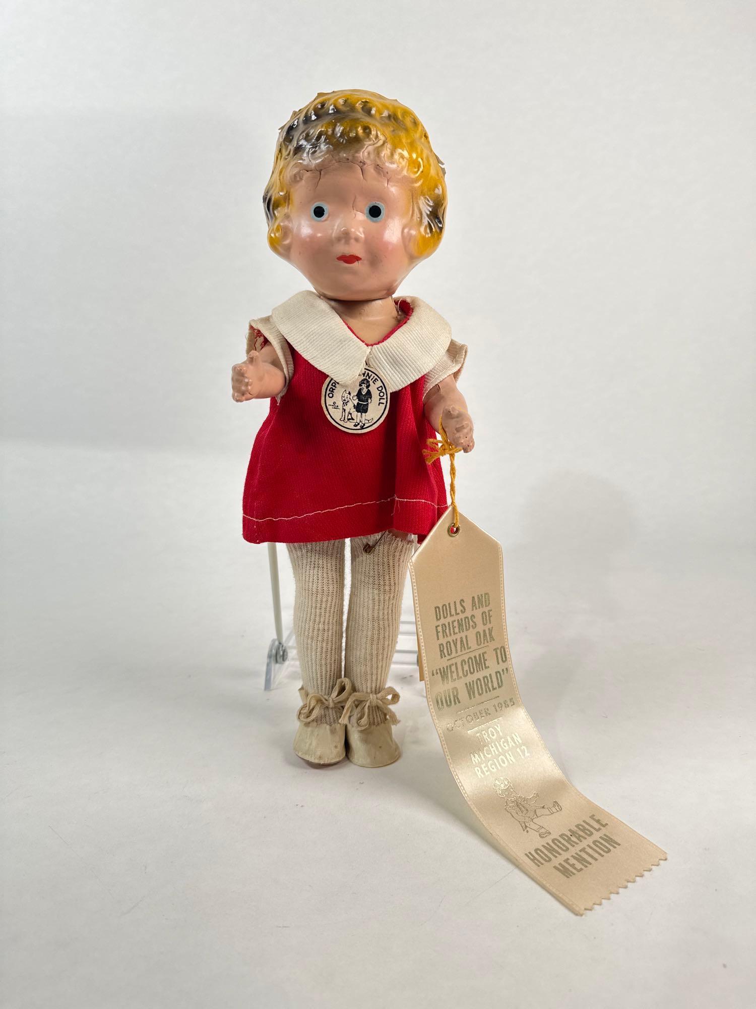 Little orphan Annie 13" made by Freundlich Novelty 1936 (1 of 6)