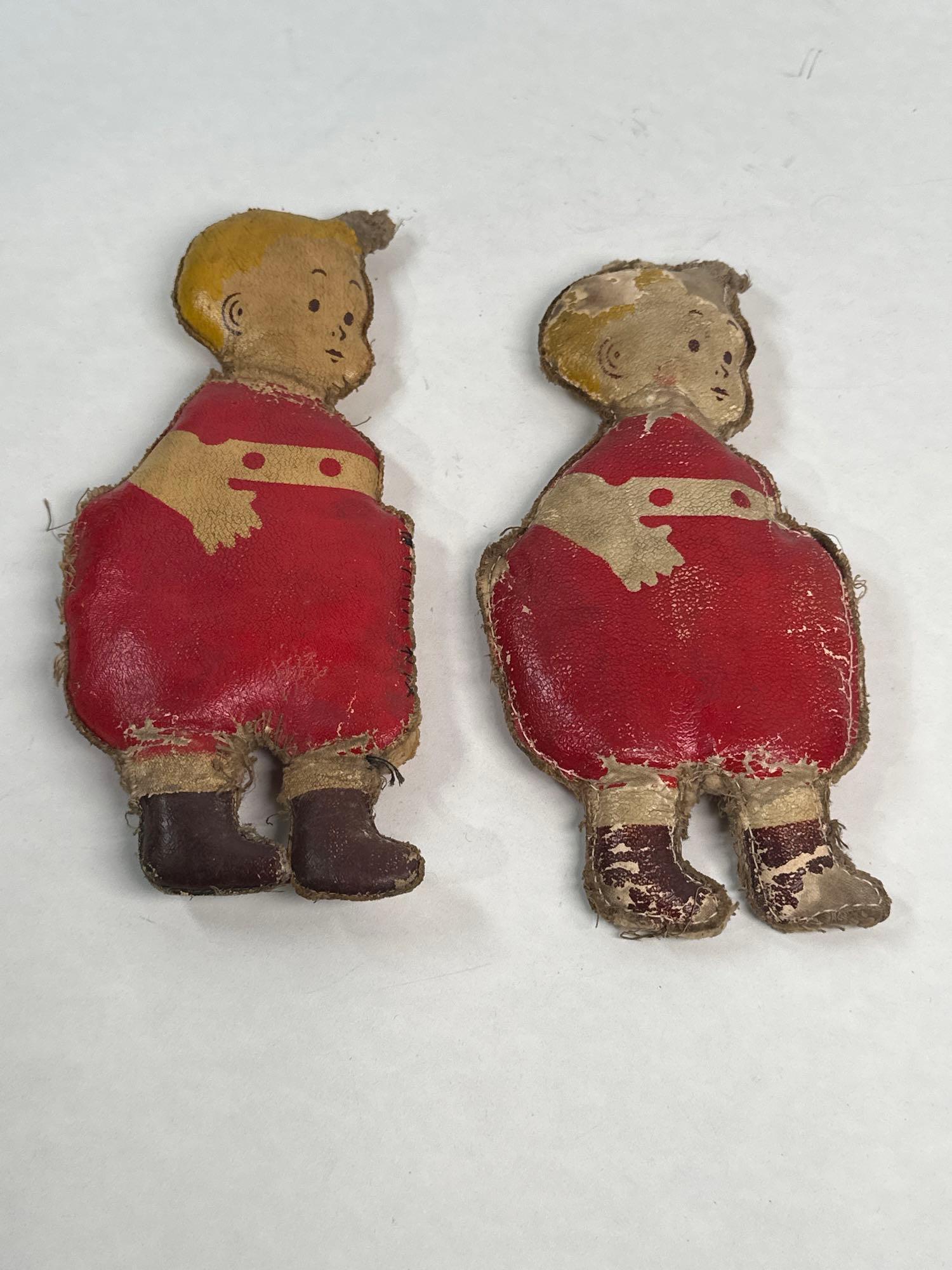 2 boy Oil Cloth Dolls (1 of 4)