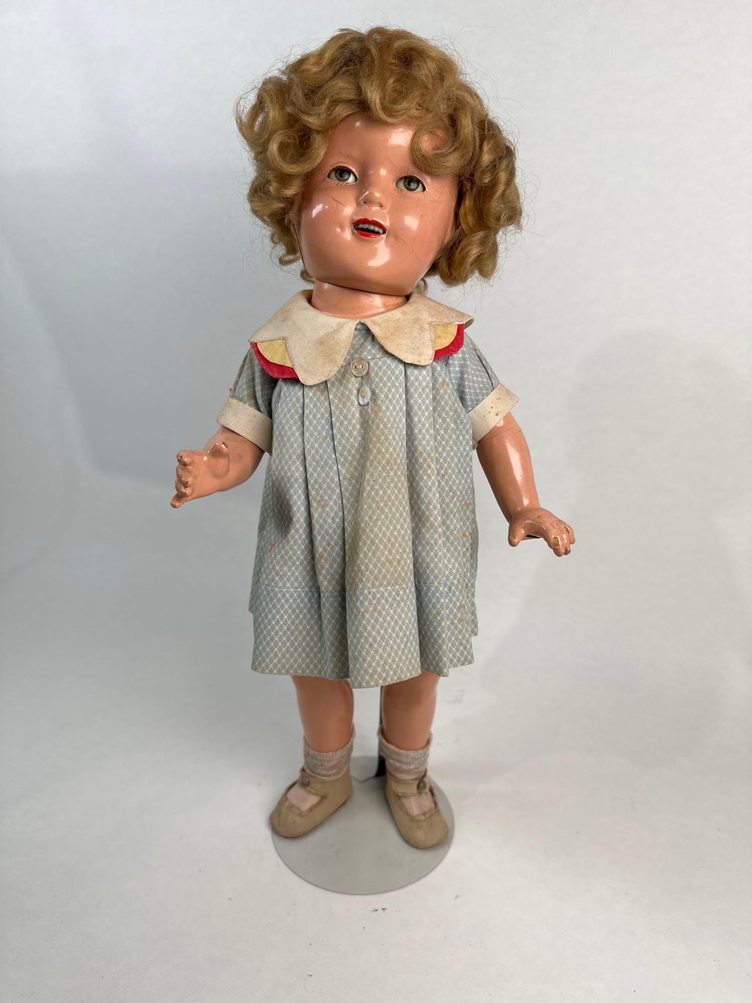 Shirley Temple doll 17 inch composition doll (1 of 9)