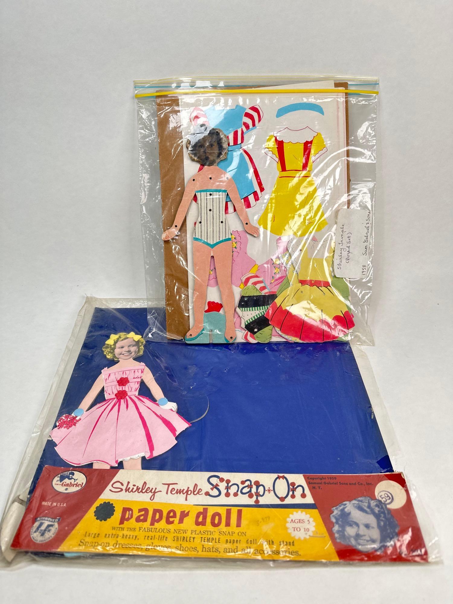 Shirley Temple Paper Doll Sets (1 of 4)