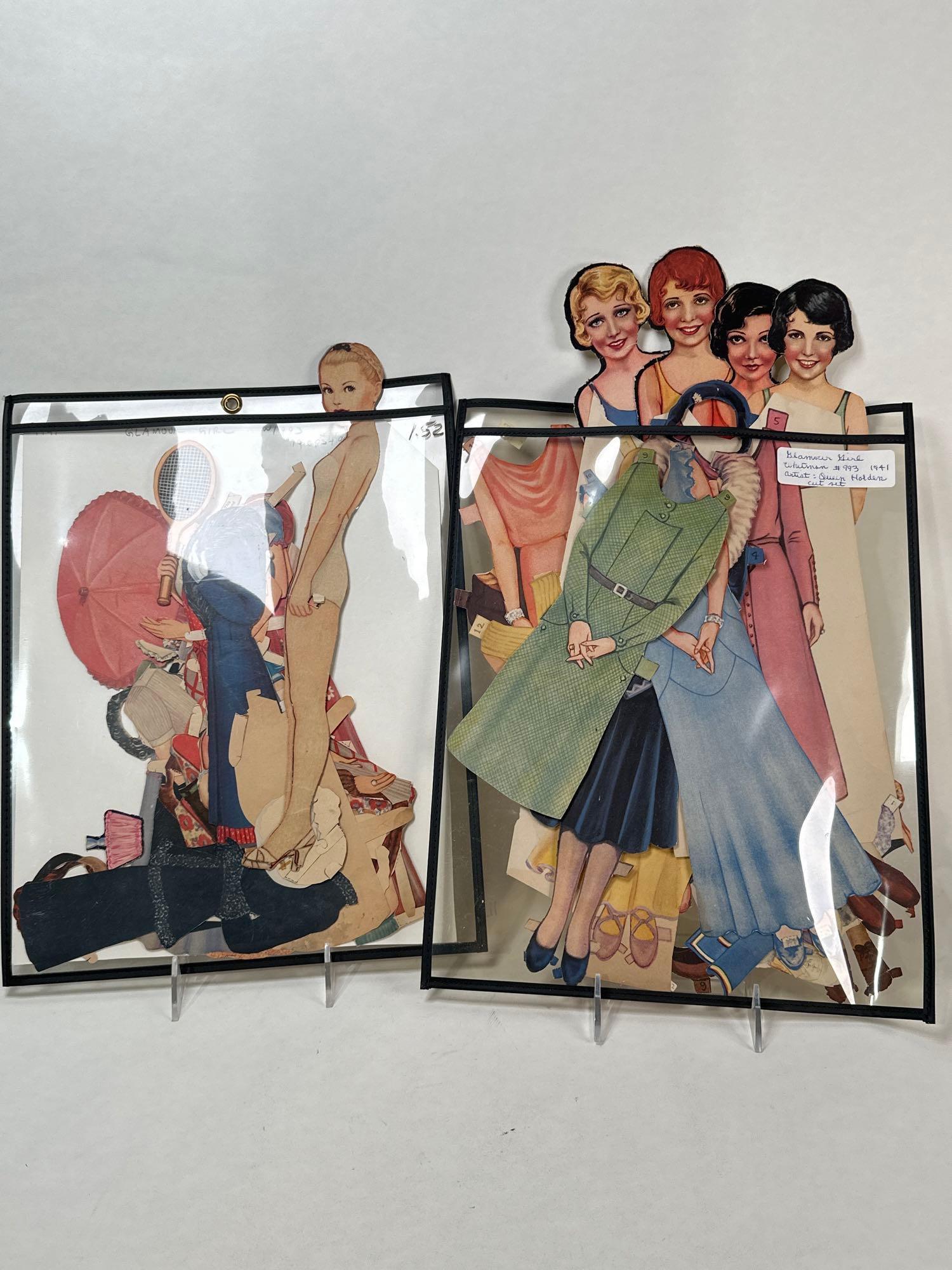 Glamour Girls 2 packs of paper dolls (1 of 3)