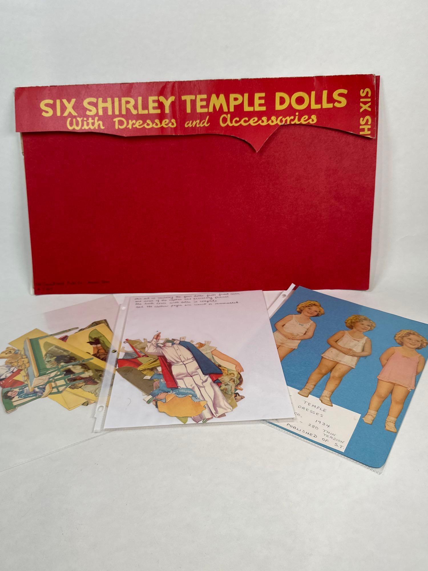 Shirley Temple Dolls With Dresses And Accessories (1 of 5)