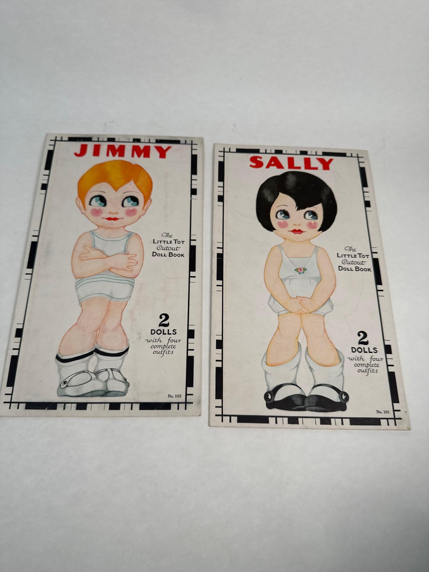 Sally And Jimmy Cut Out Doll Books (1 of 5)
