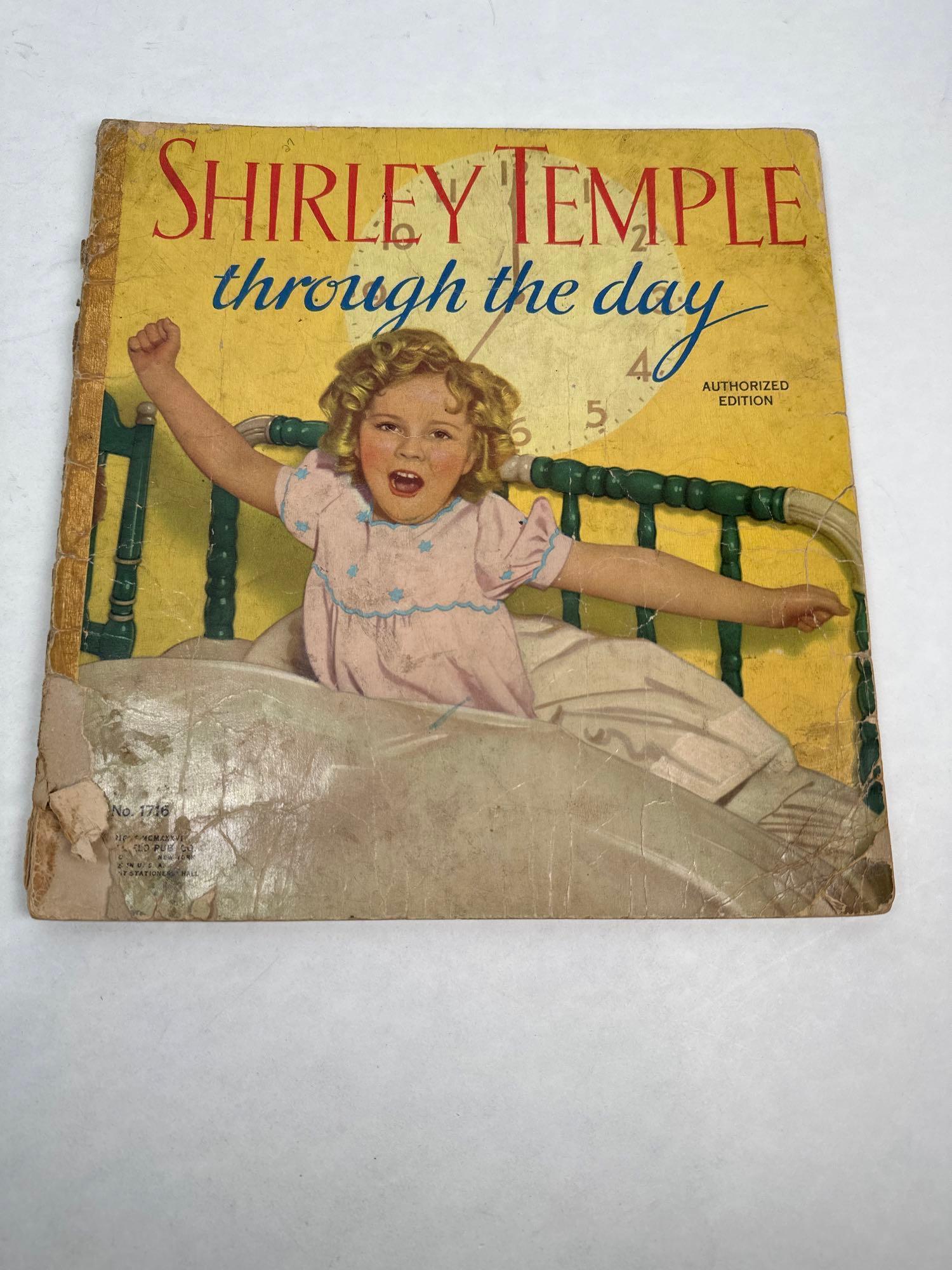 Shirley Temple Through The Day Book And Paper Doll Cut-Outs (1 of 7)