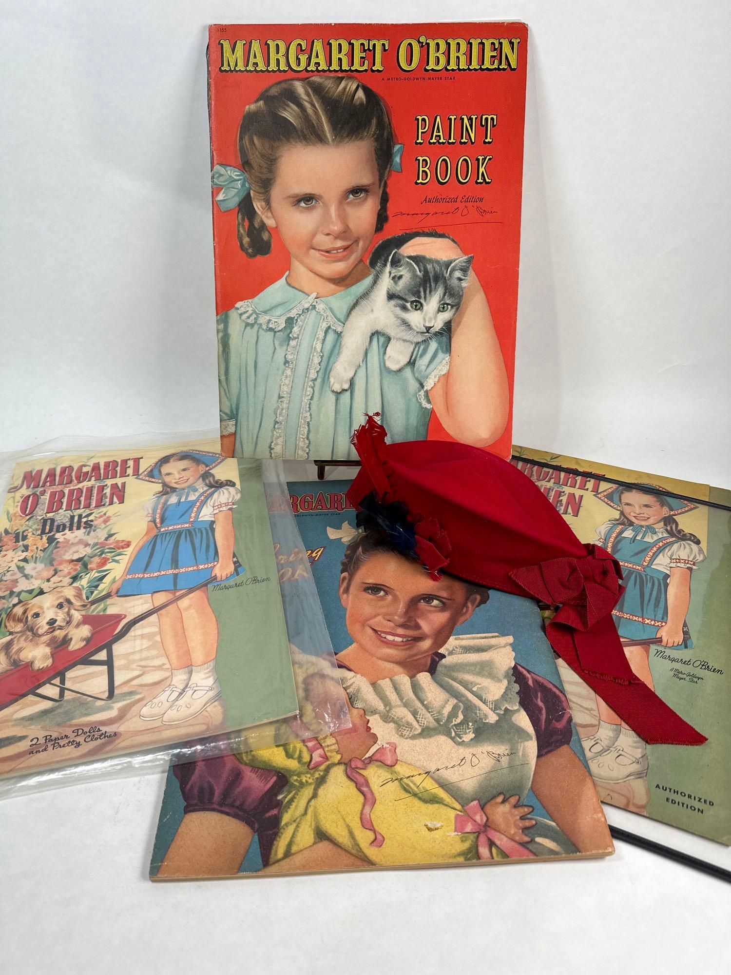 Margaret O'Brien Paper Cut Out, Dolls, Coloring, Books, And Hat (1 of 9)