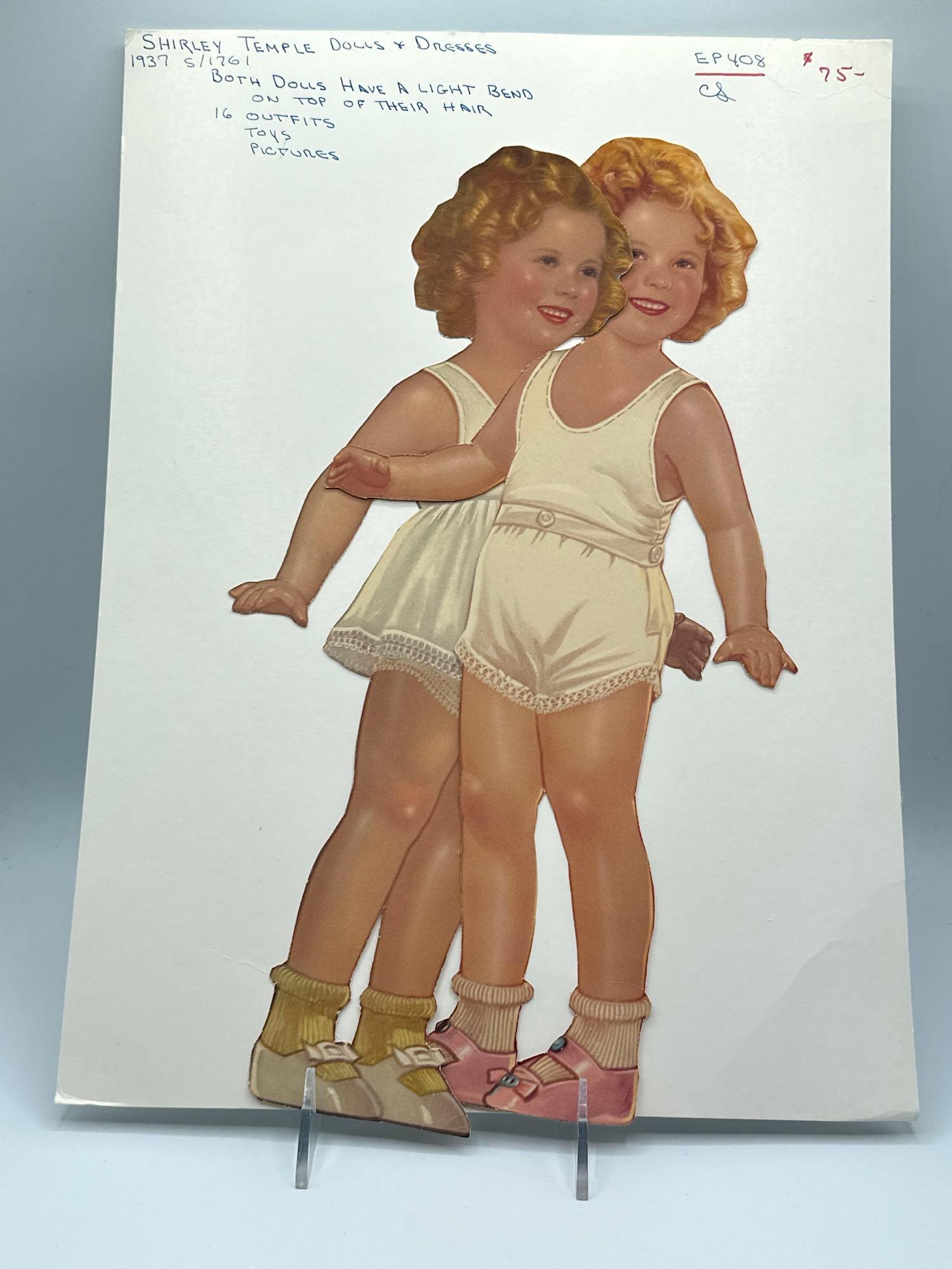 Shirley Temple Paper Cut-Out Dolls (1 of 8)