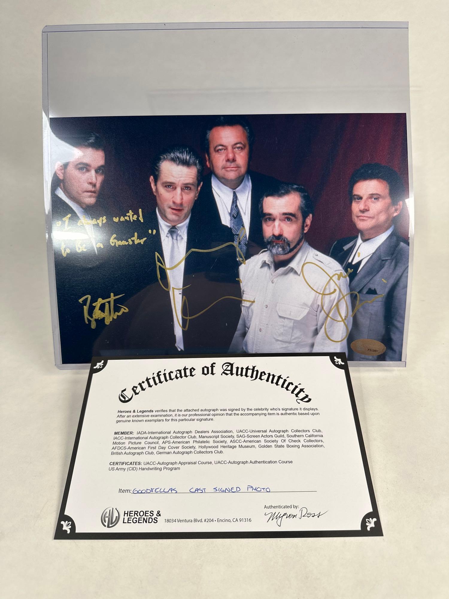 GoodFellas cast signed photo (1 of 11)