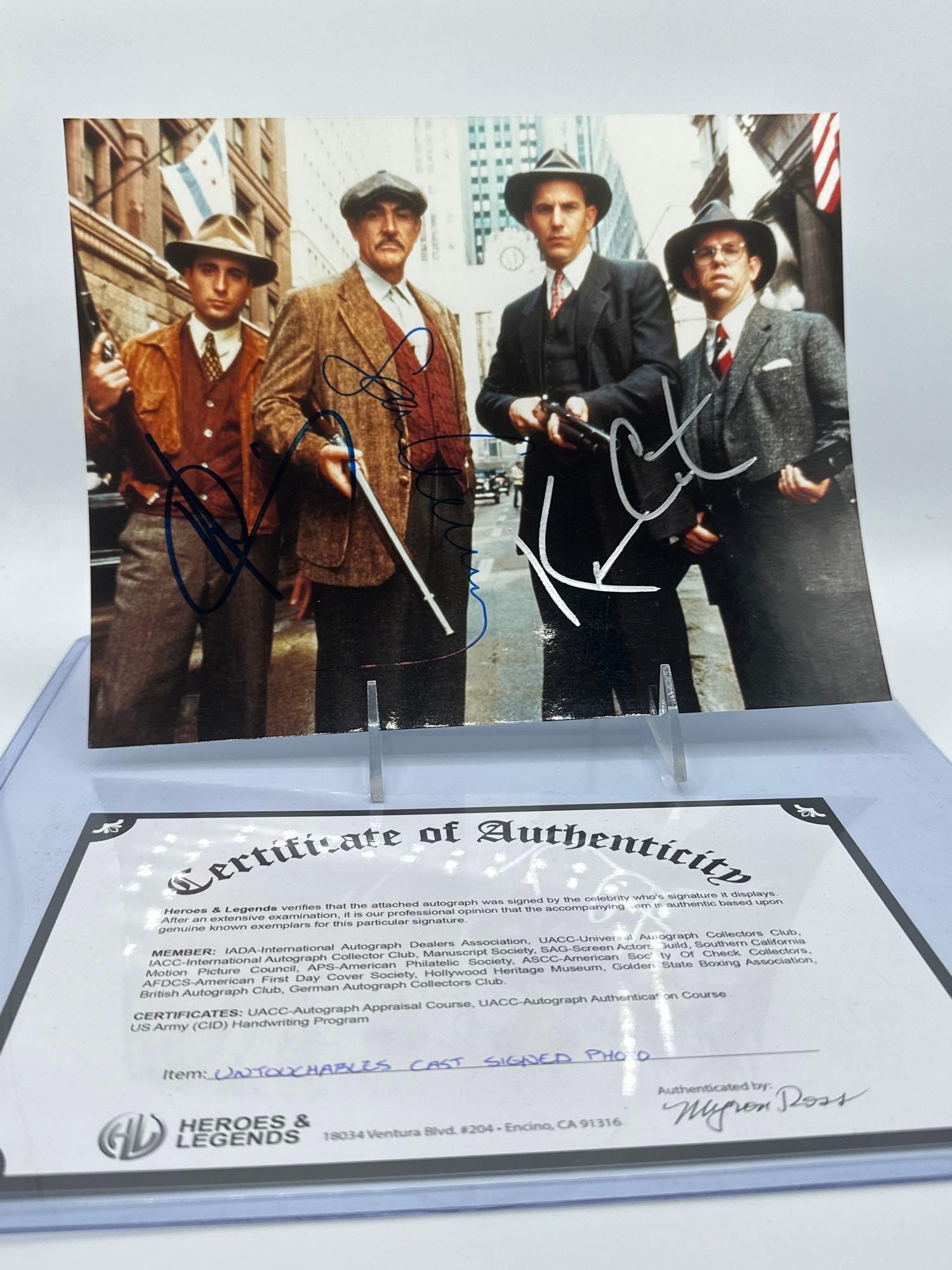 The Untouchables cast signed photo (1 of 12)