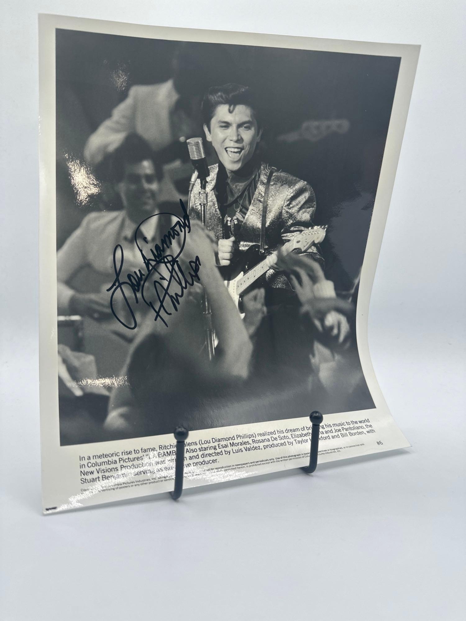 Lou diamond Phillips signed photo (1 of 9)