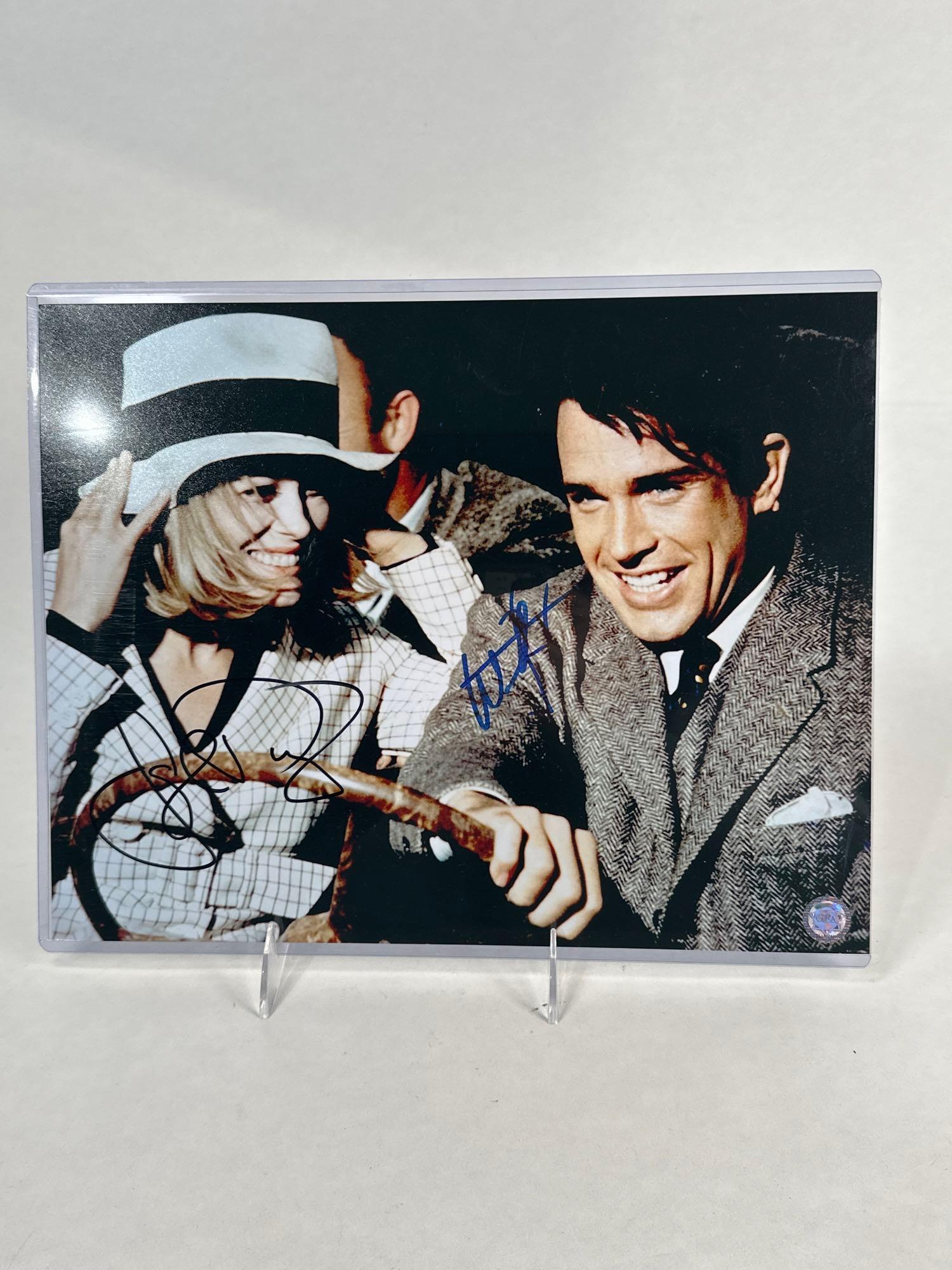 Warren Beatty and Faye Dunaway signed photo (1 of 11)