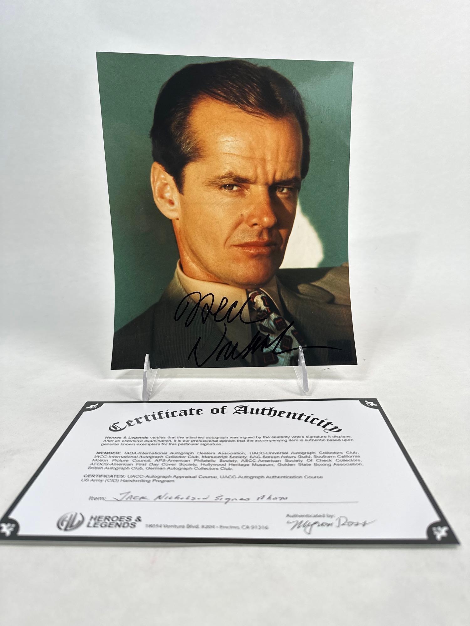 Jack Nicholson signed/ autographed 8 x 10  photo (1 of 9)