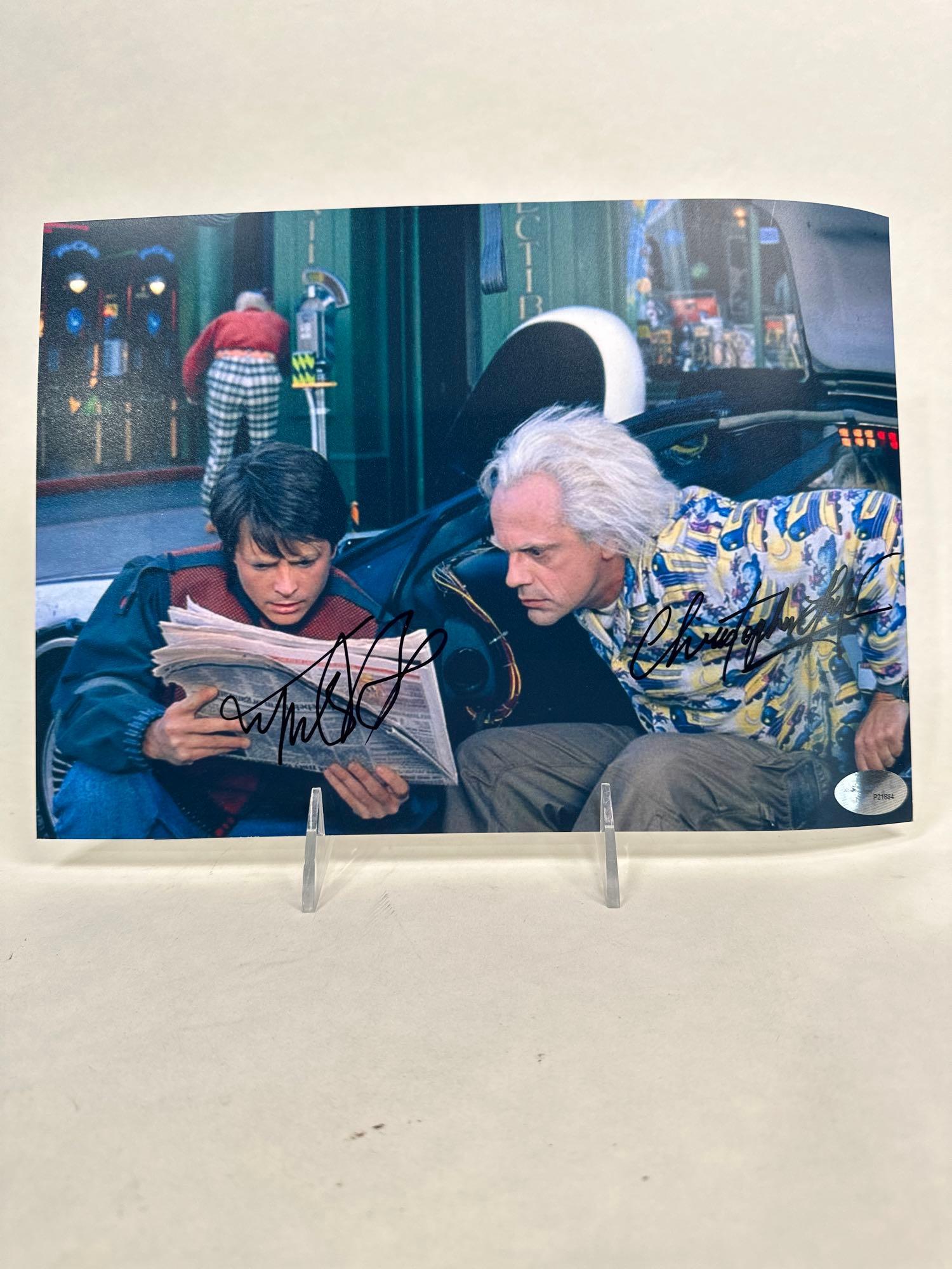Back to the Future cast signed photo- COA (1 of 12)
