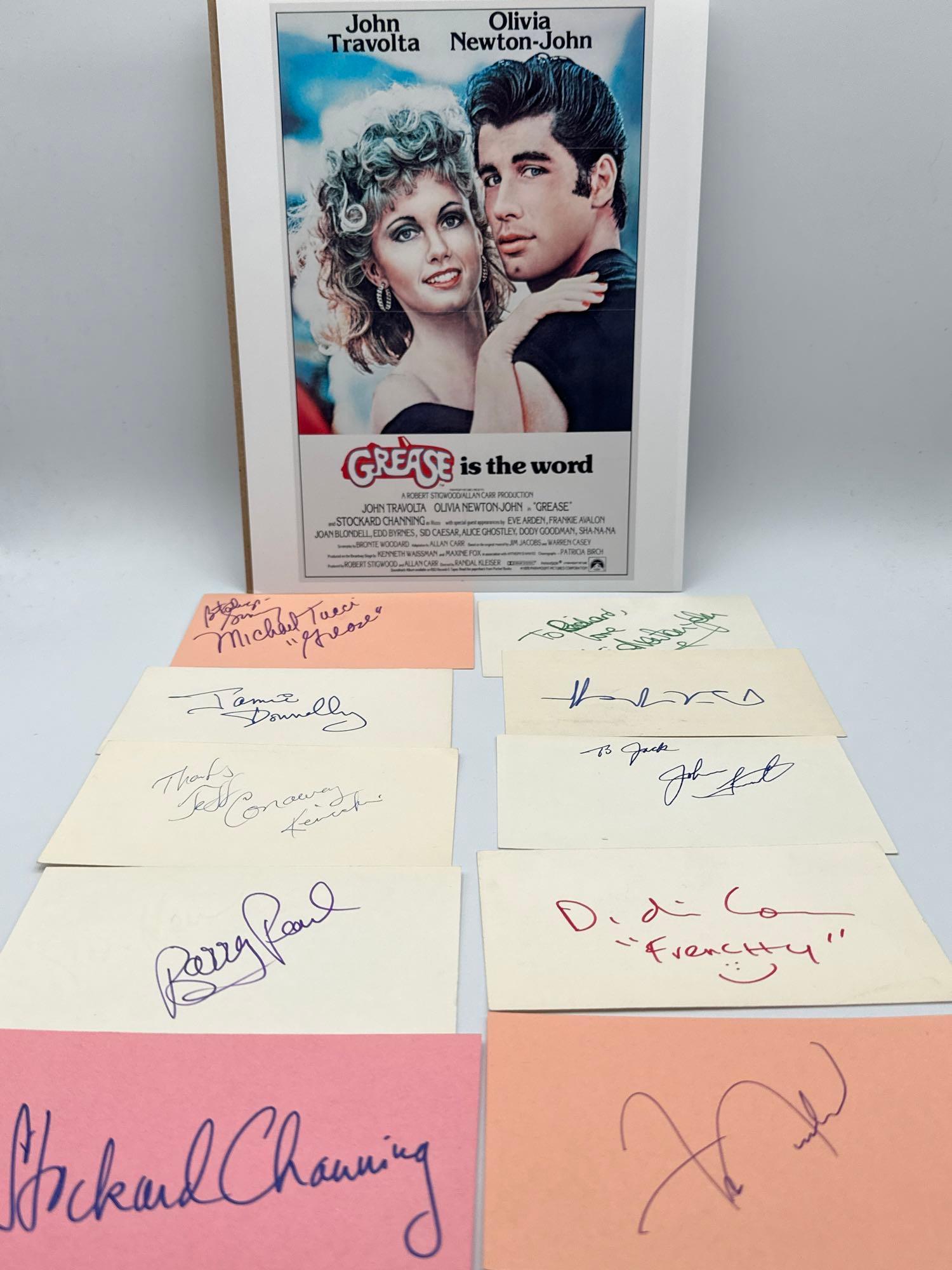 GREASE collection of signatures! (10) (1 of 12)