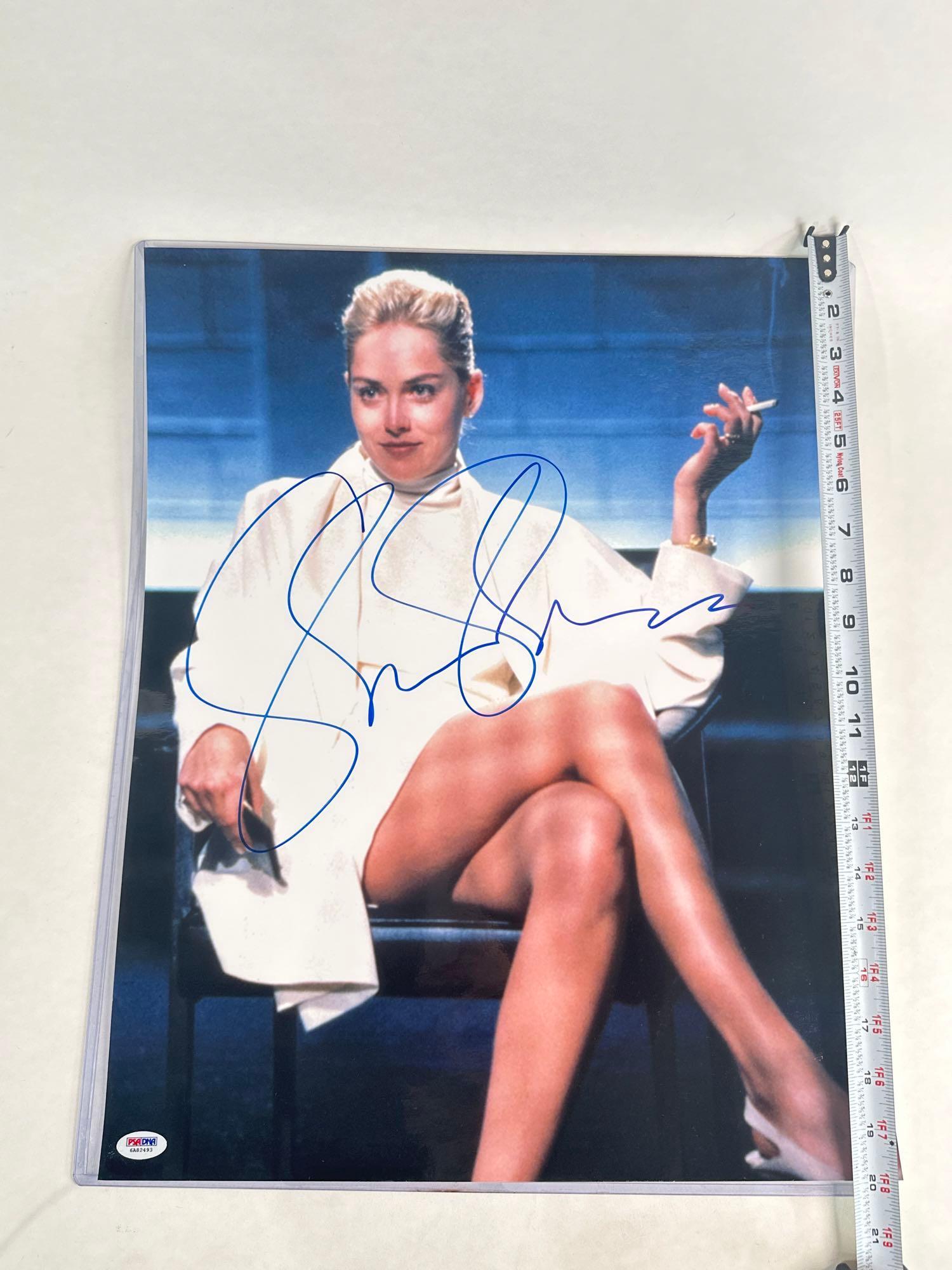 Sharon Stone signed/autographed photo poster, COA (1 of 10)
