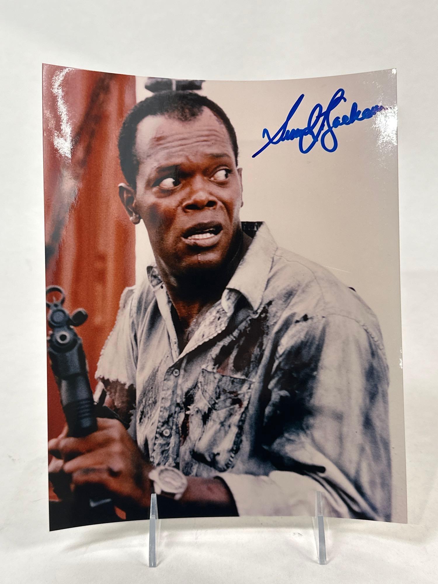 signed autographed photo, Samuel L Jackson, COA (1 of 12)