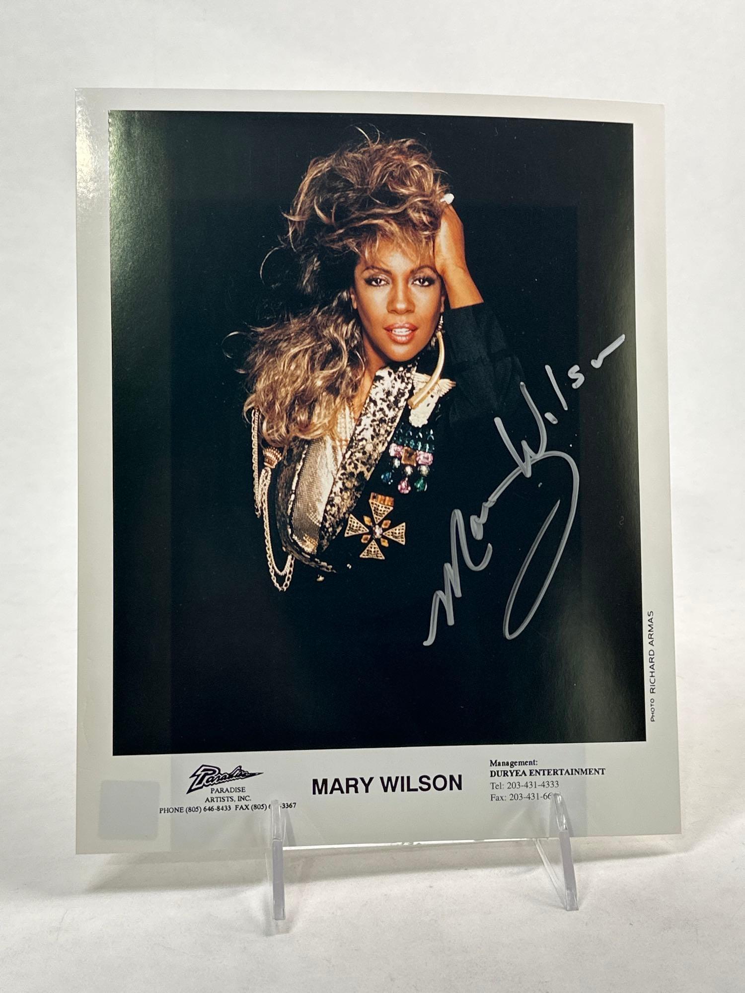 2 MARY WILSON signed/autographed photos (1 of 12)