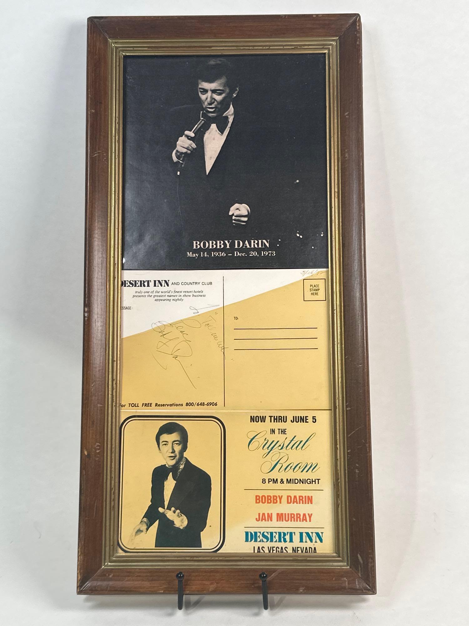 Bobby Darin (signed no COA) Jan Murray Crystal room Las Vegas (1 of 11)