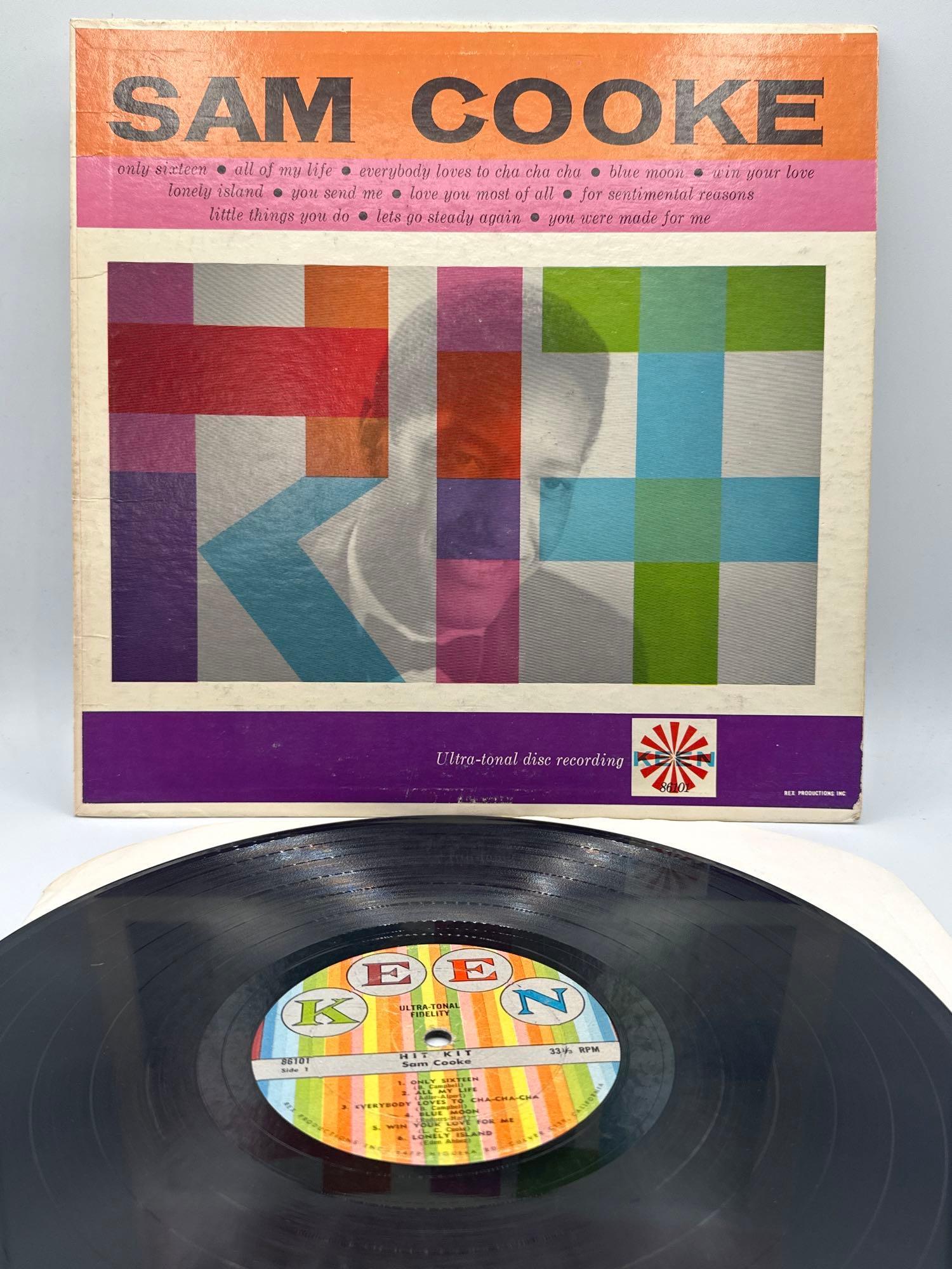 SAM COOKE: hit kit KEEN 12" LP 33 1/3 RPM (1 of 12)