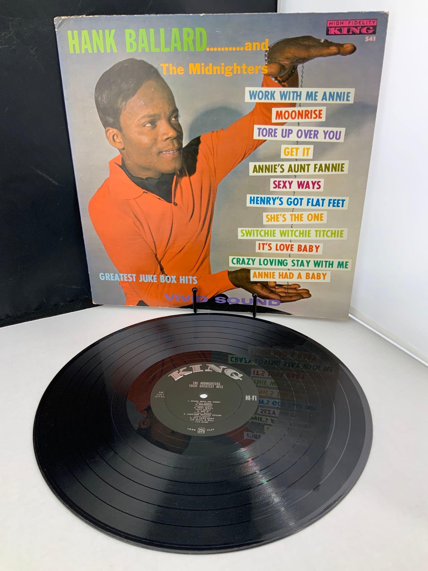 Hank Ballard and the Midnighters Greatest Juke Box Hits R&B soul LP King 541 (1 of 12)