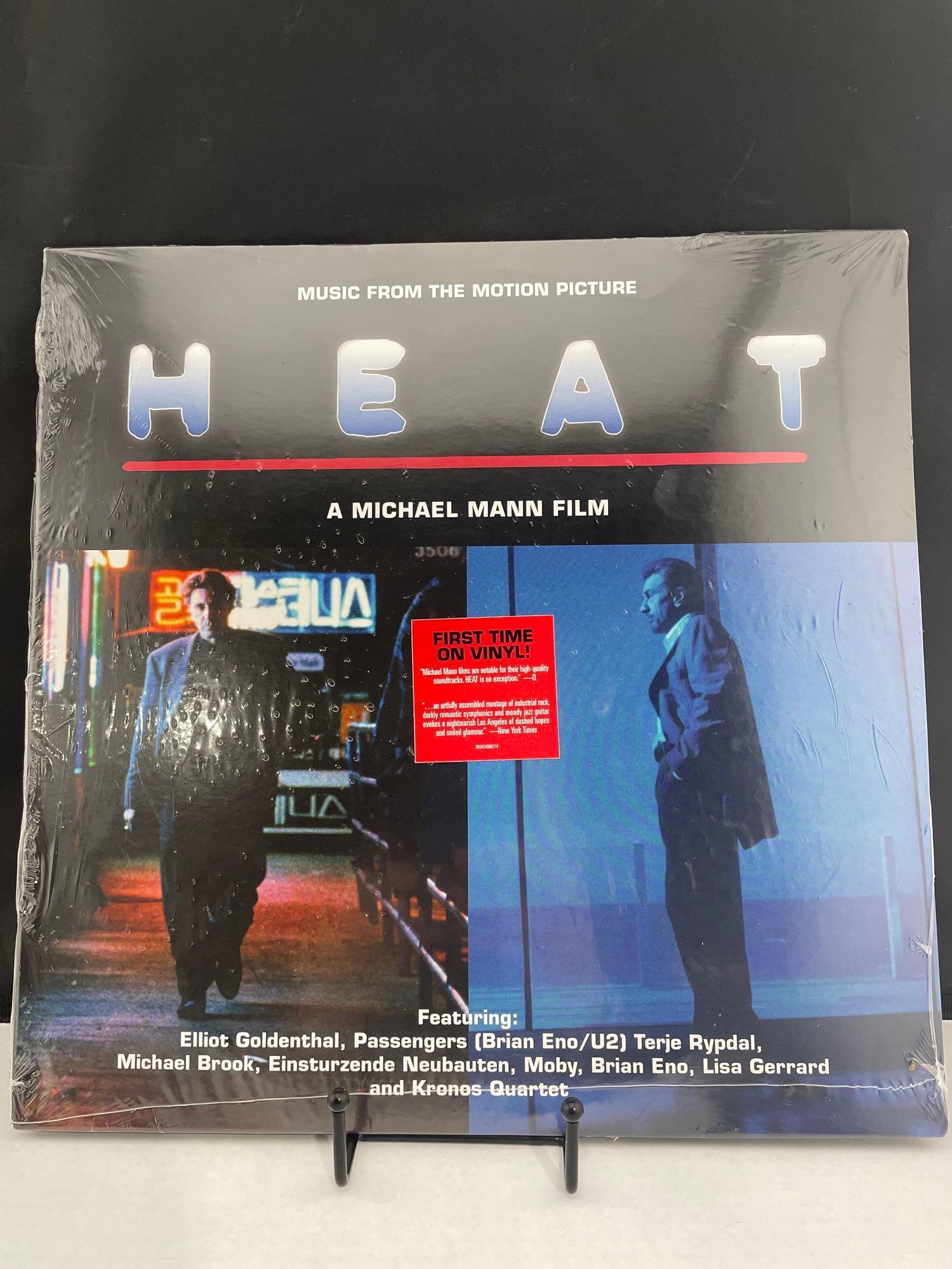 Heat Music Michael Mann Motion Picture sealed Soundtrack Deluxe 2-LP Vinyl Edition 2020: Heat Music Michael Mann Motion Picture Soundtrack Deluxe 2-LP Vinyl Edition 2020See photos for condition. Record is sealed
