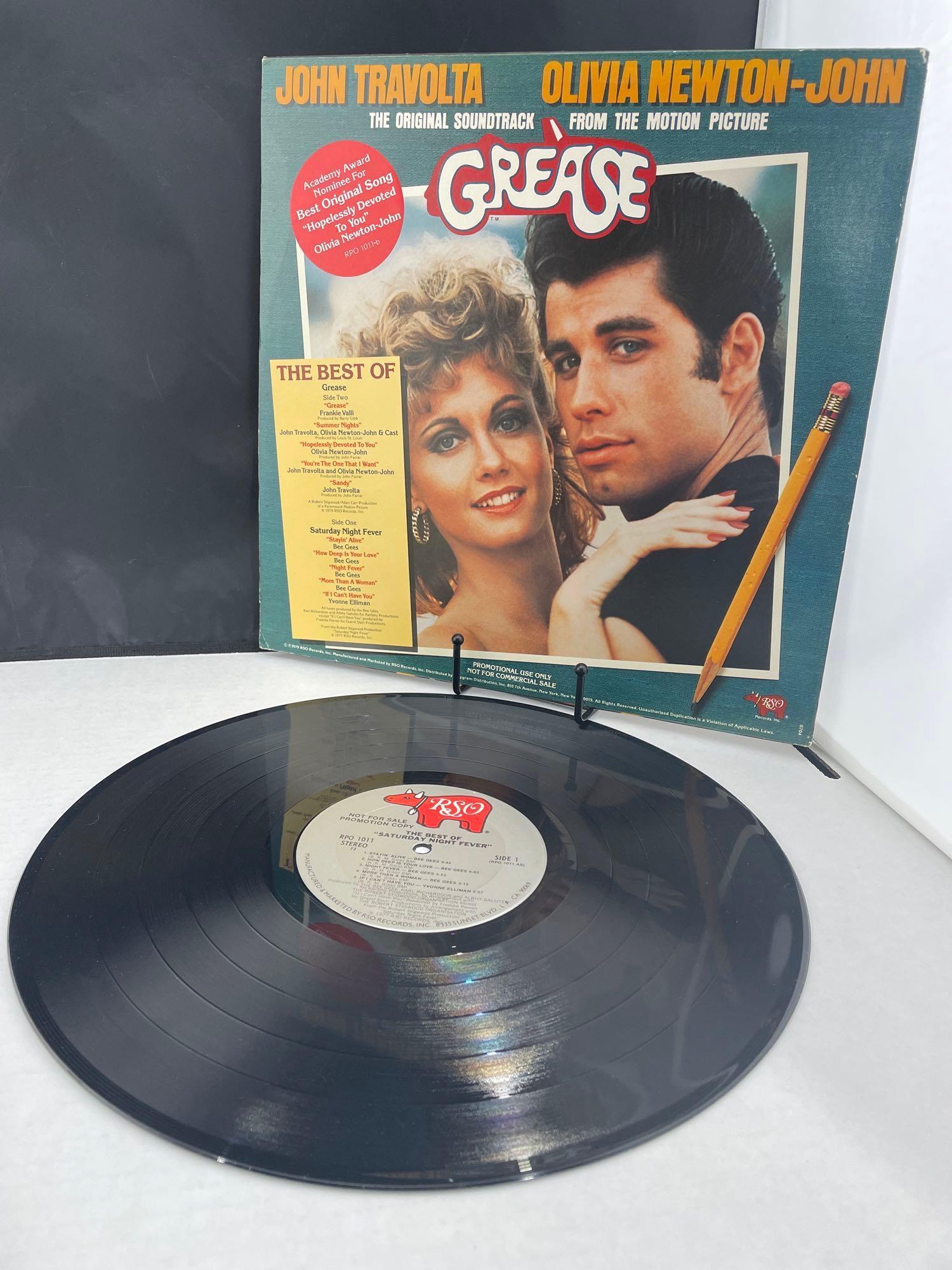 Grease Original Soundtrack Double Vinyl LP Record Album 1978 Olivia Newton John: Grease Original Soundtrack Double Vinyl LP Record Album 1978 Olivia Newton John See photos for condition details