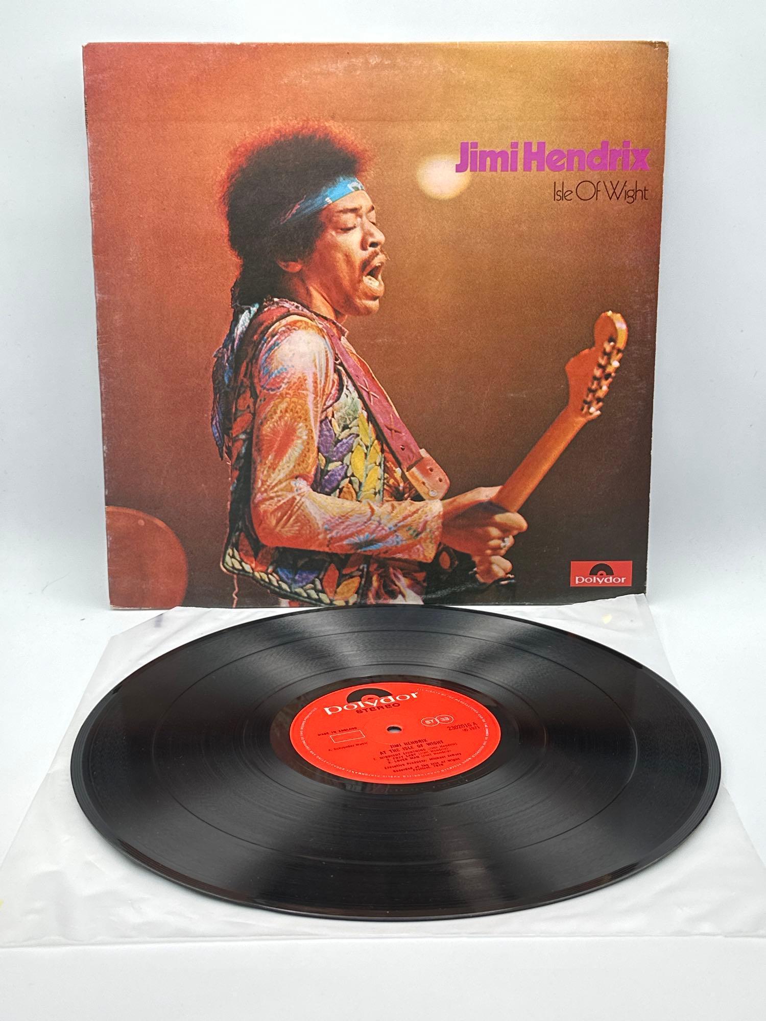 (2)Jimi Hendrix albums: Isle of Wight and Jimi Hendrix 64 (1 of 12)