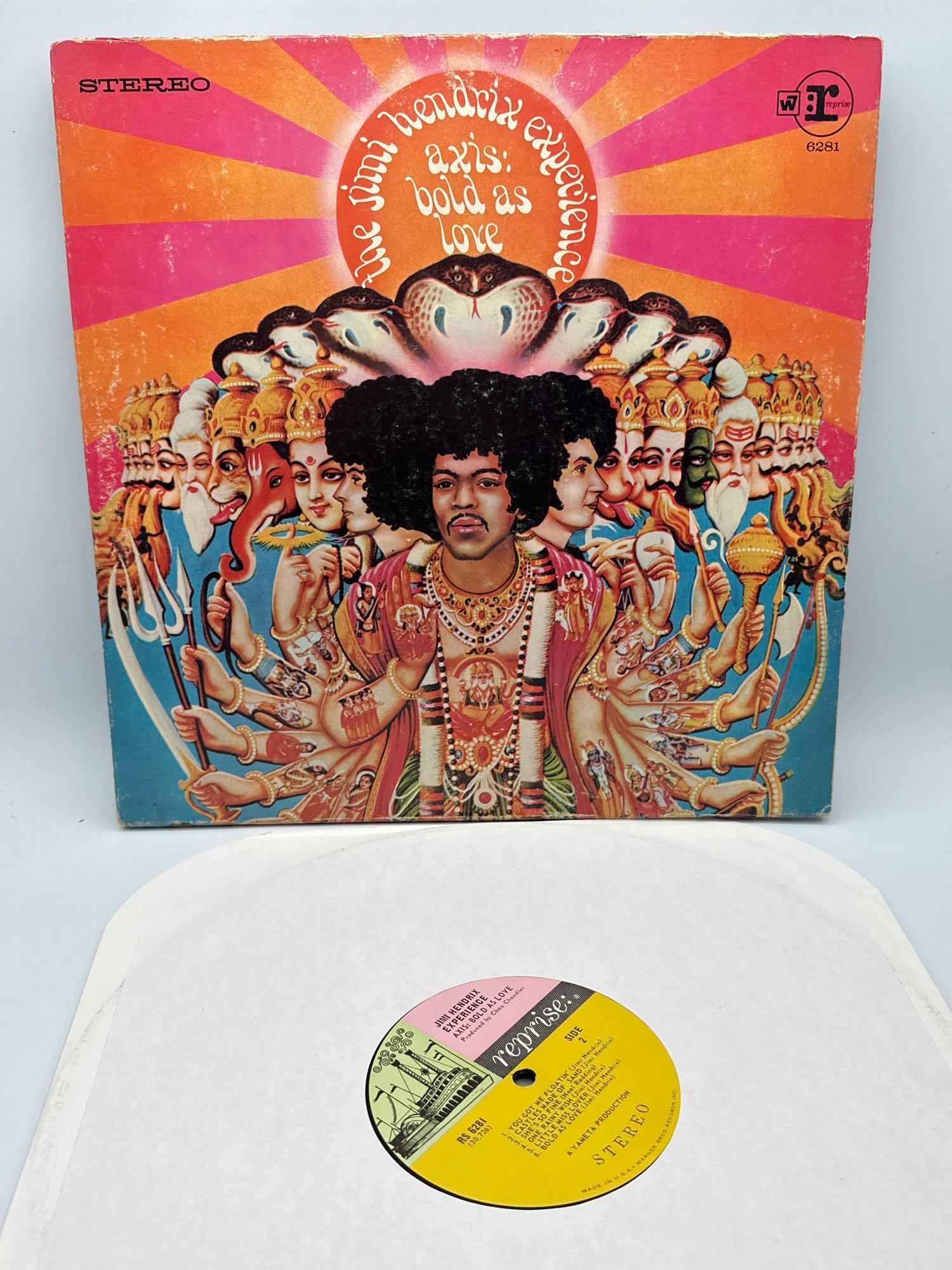 The Jimi Hendrix experience-Axis bold as love with tri color label (1 of 11)