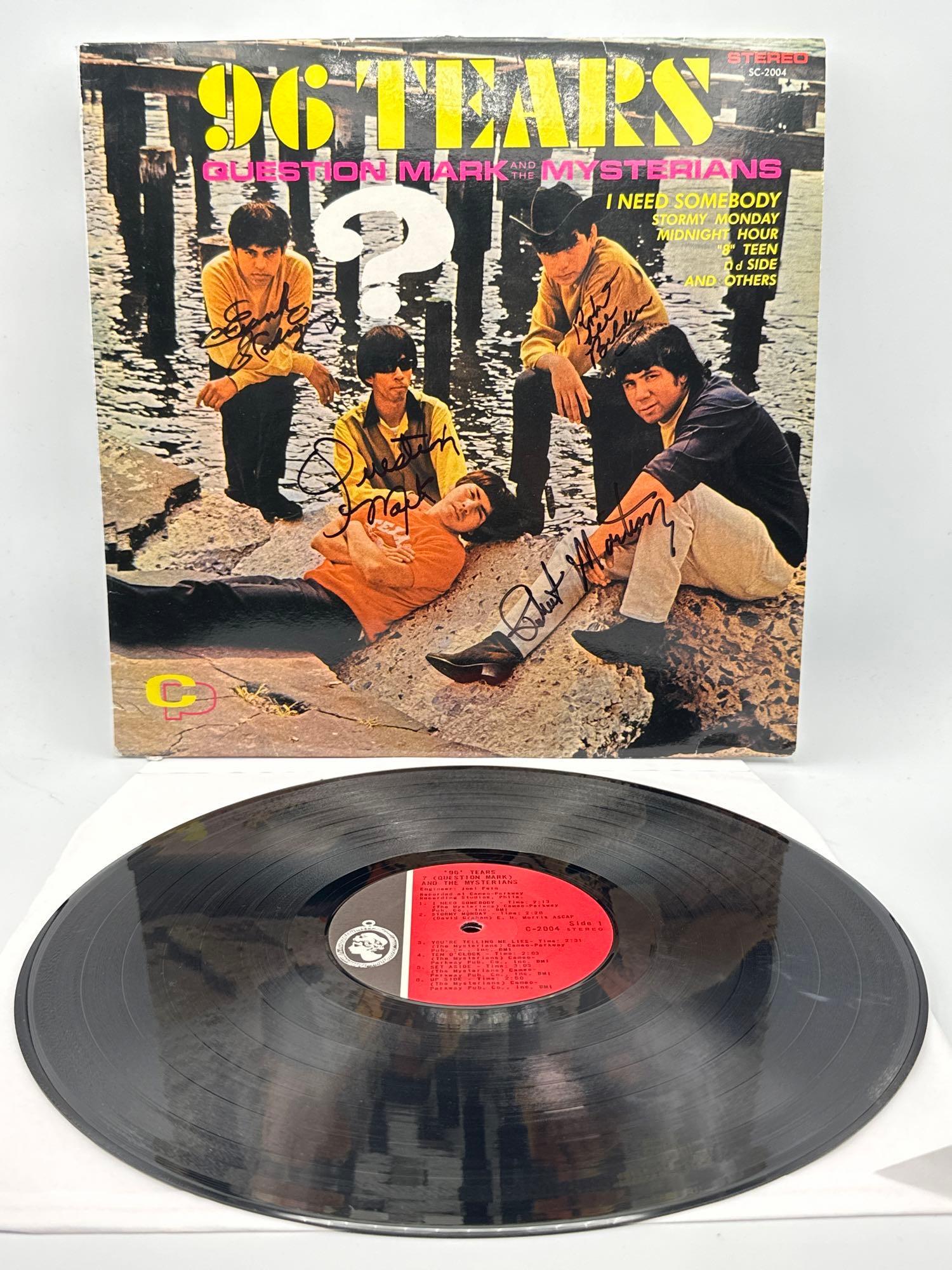 96 Tears-Question Mark and the Mysterians LP: 96 Tears-Question Mark and the Mysterians LP SIGNED- with no certificate of authenticity STEREO PUNK Cameo SC 2004.