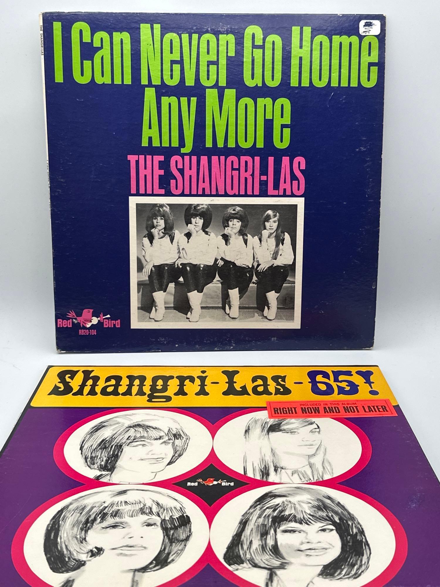 2 albums: Shangri-las- I can Never Go Home Any More and Shangri-Las-65 (1 of 12)