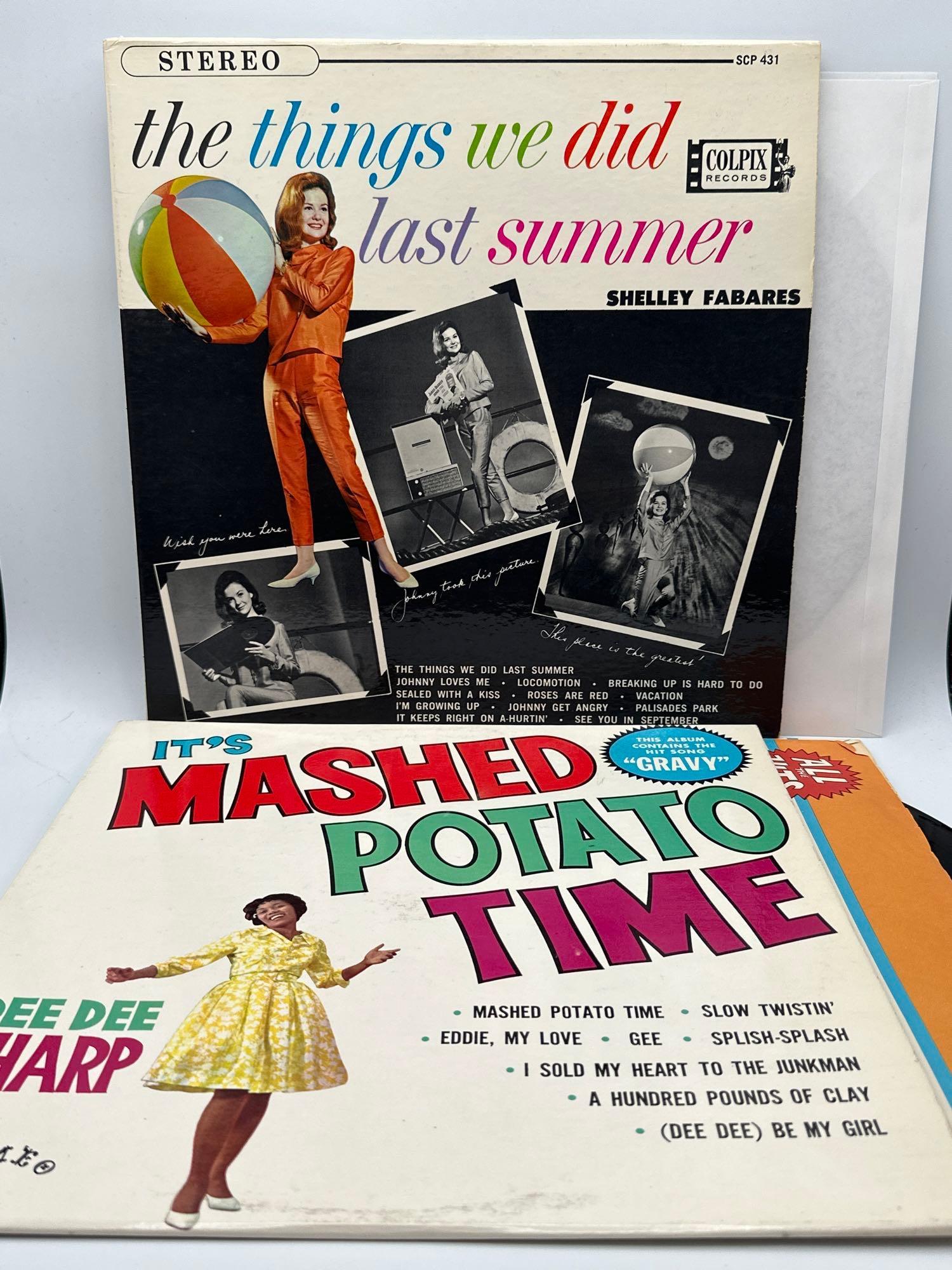 2 Albums: DeeDee sharp- it’s mashed potato time and Shelly the things we did last summer (1 of 14)