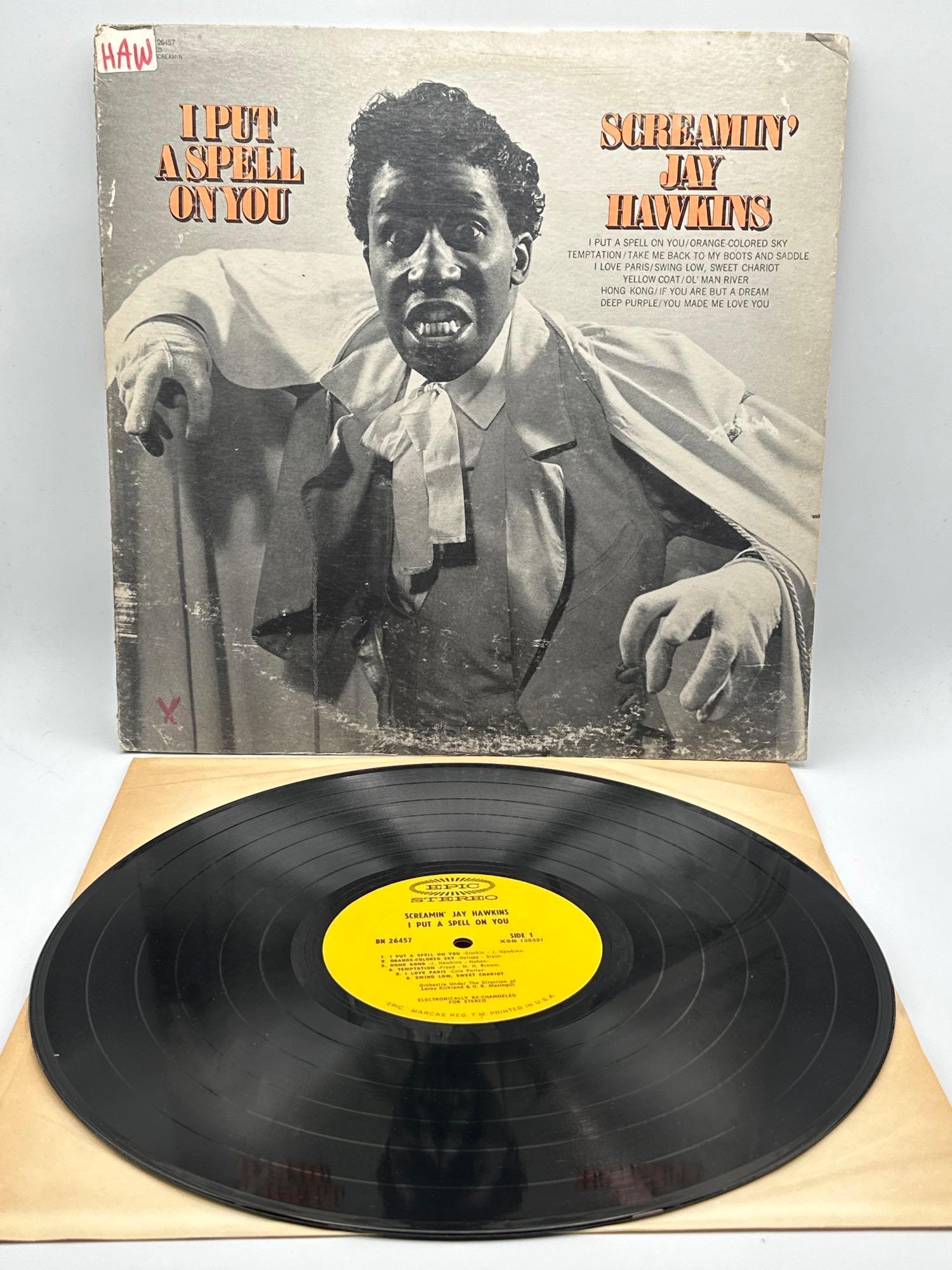 YELLOW LABEL SCREAMIN' JAY HAWKINS I Put A Spell On You 1969: YELLOW LABEL SCREAMIN' JAY HAWKINS I Put A Spell On You 1969 US ORG PROMO LP Blues R&B Soul
