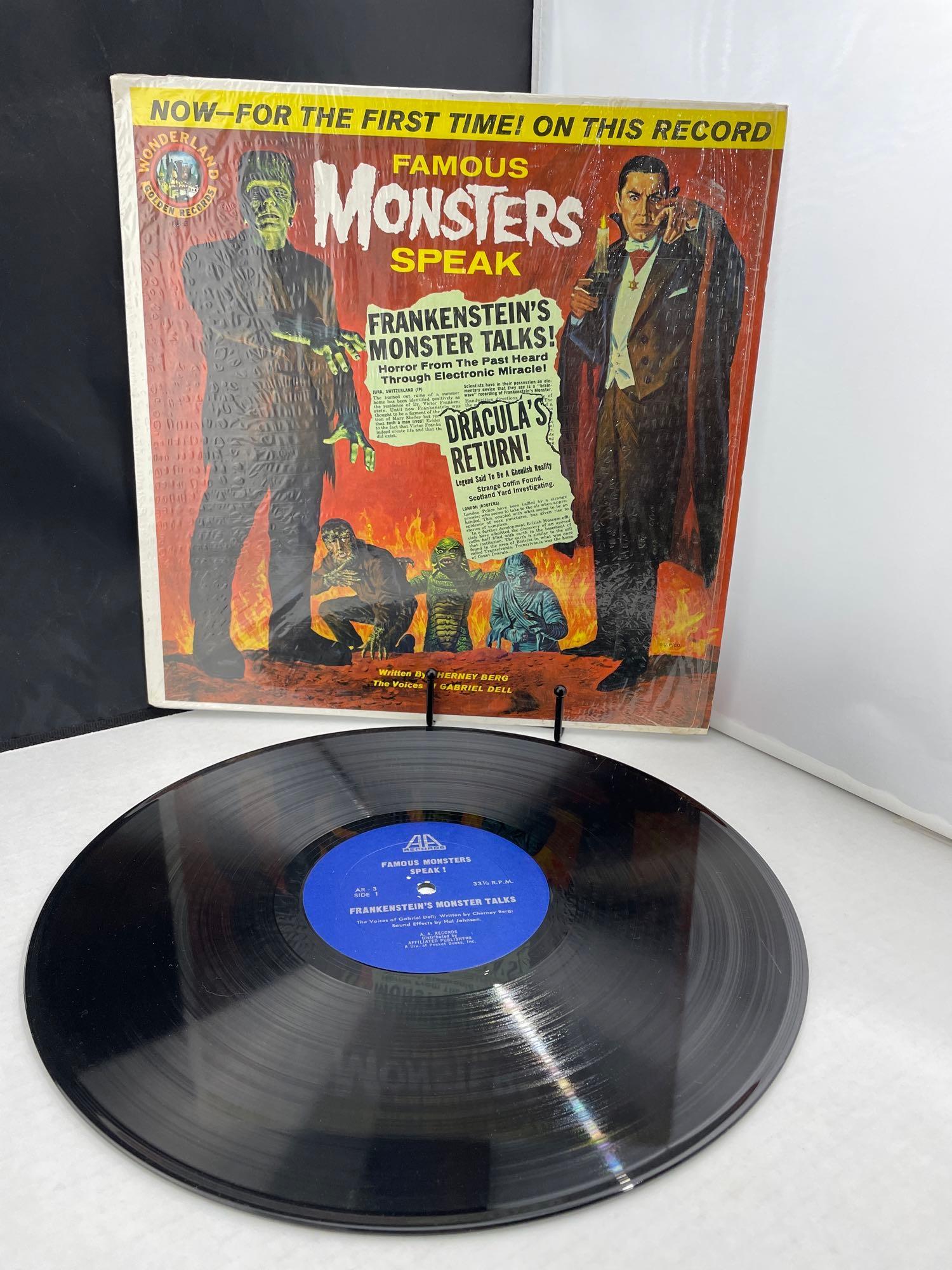 Famous Monsters Speak 1974 Vintage Vinyl Record (1 of 13)