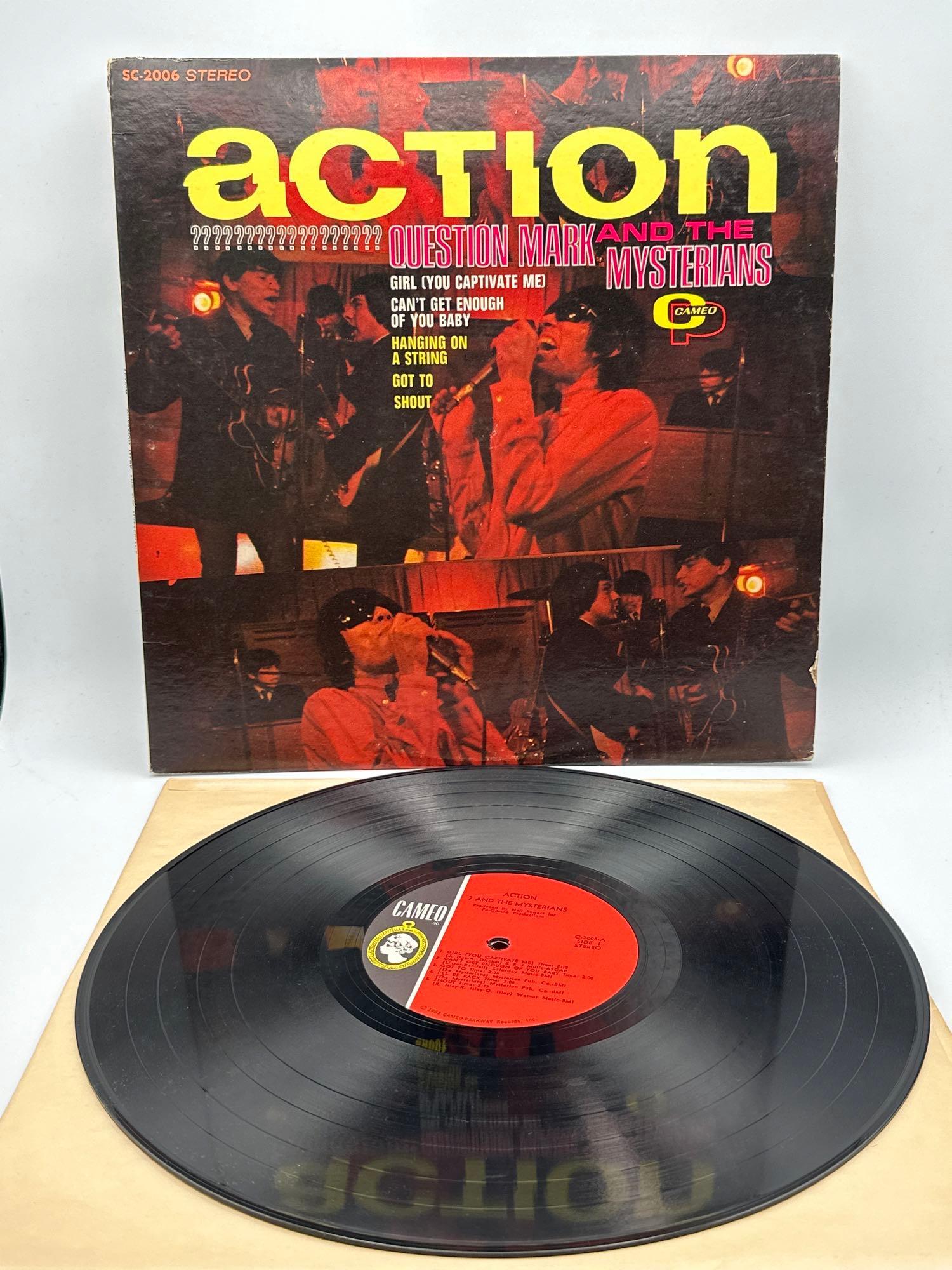 Action- Question Mark and the Mysterians Cameo record: Action- Question Mark and the Mysterians Cameo record 1963 Red Label SC 2006 Stereo