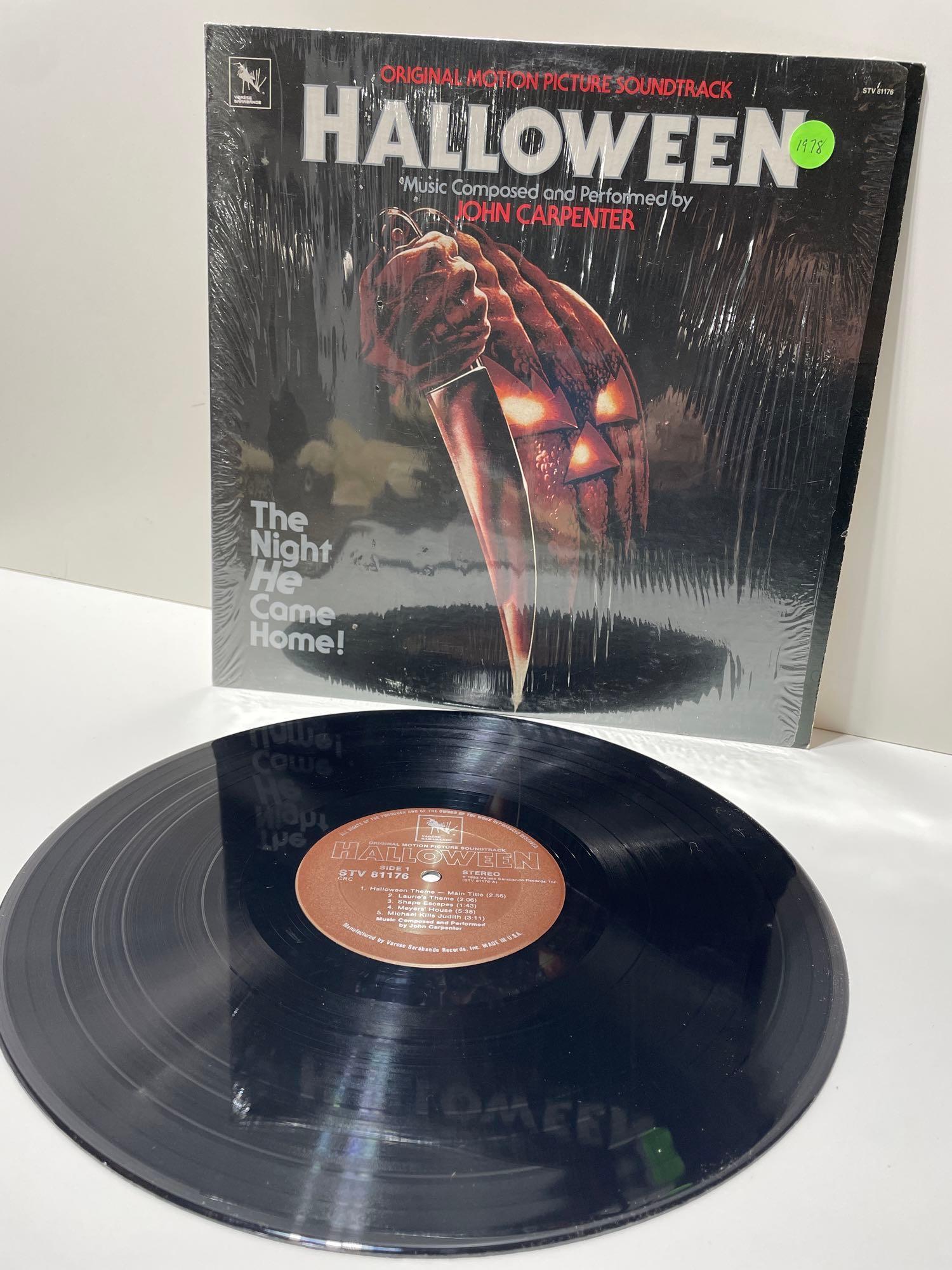 Halloween Original Motion Picture Soundtrack record vinyl (1 of 12)