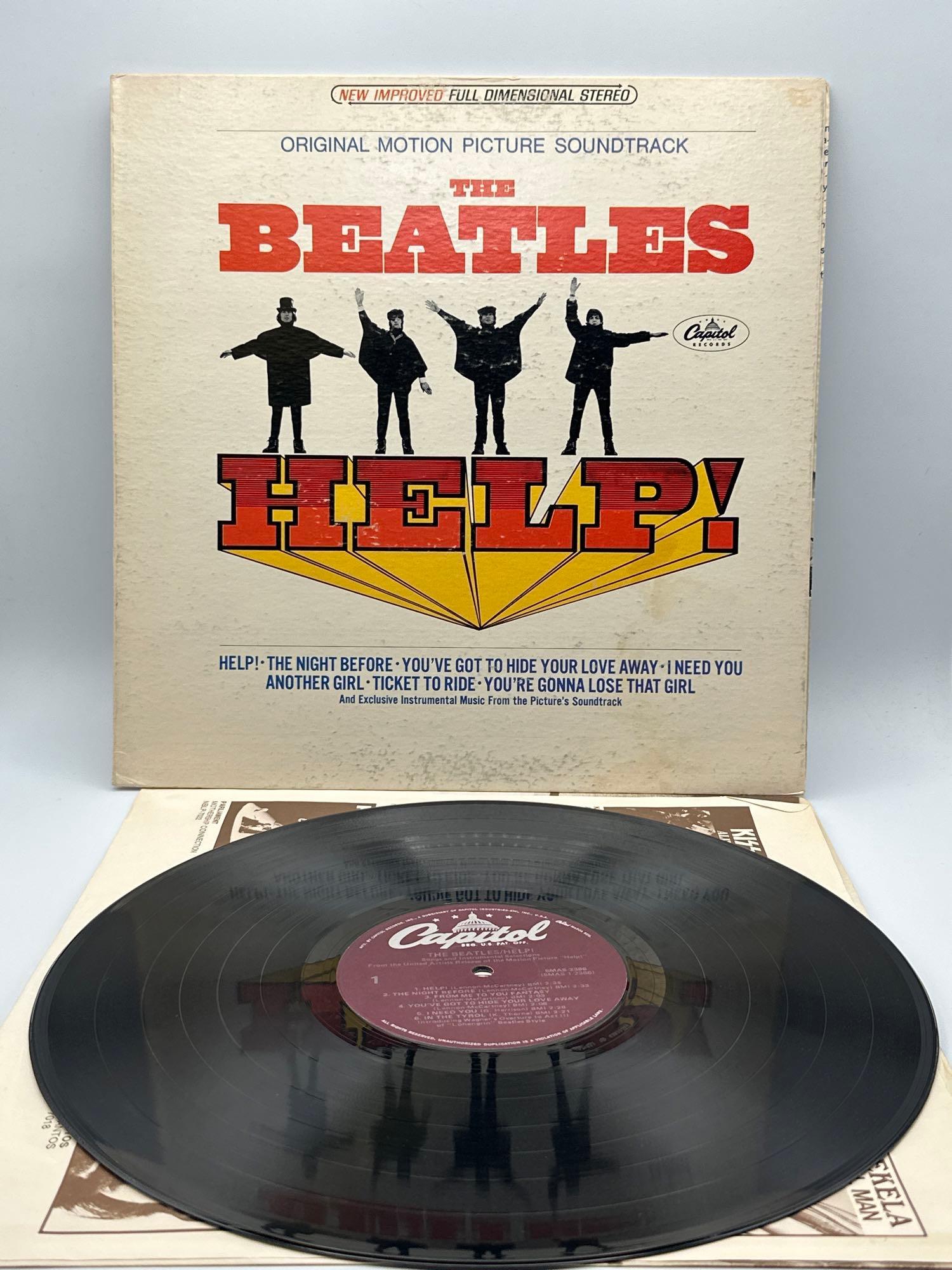 HELP! -THE BEATLES record. (1 of 10)