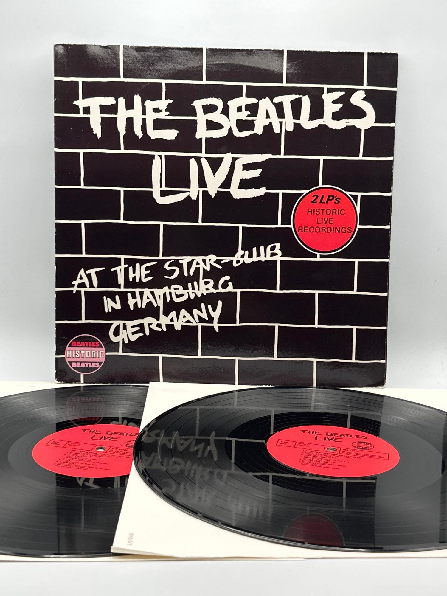 The Beatles Live-at the star club in Hamburg Germany two LPs -historic live recording: The Beatles Live-at the star club in Hamburg Germany. two LPs -historic live recording.