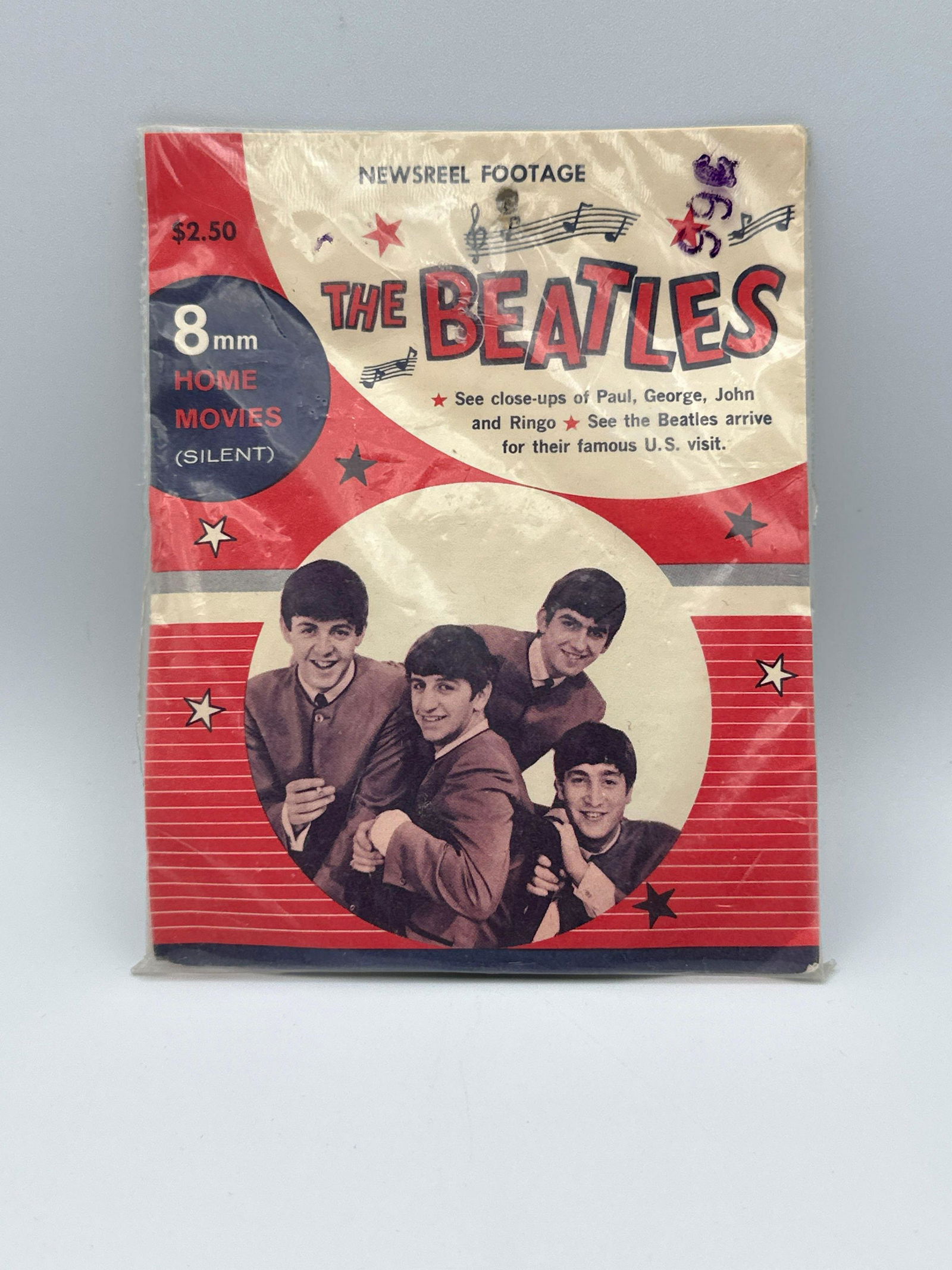 The Beatles- 8 mm home movies (silent) newsreel footage. (1 of 8)