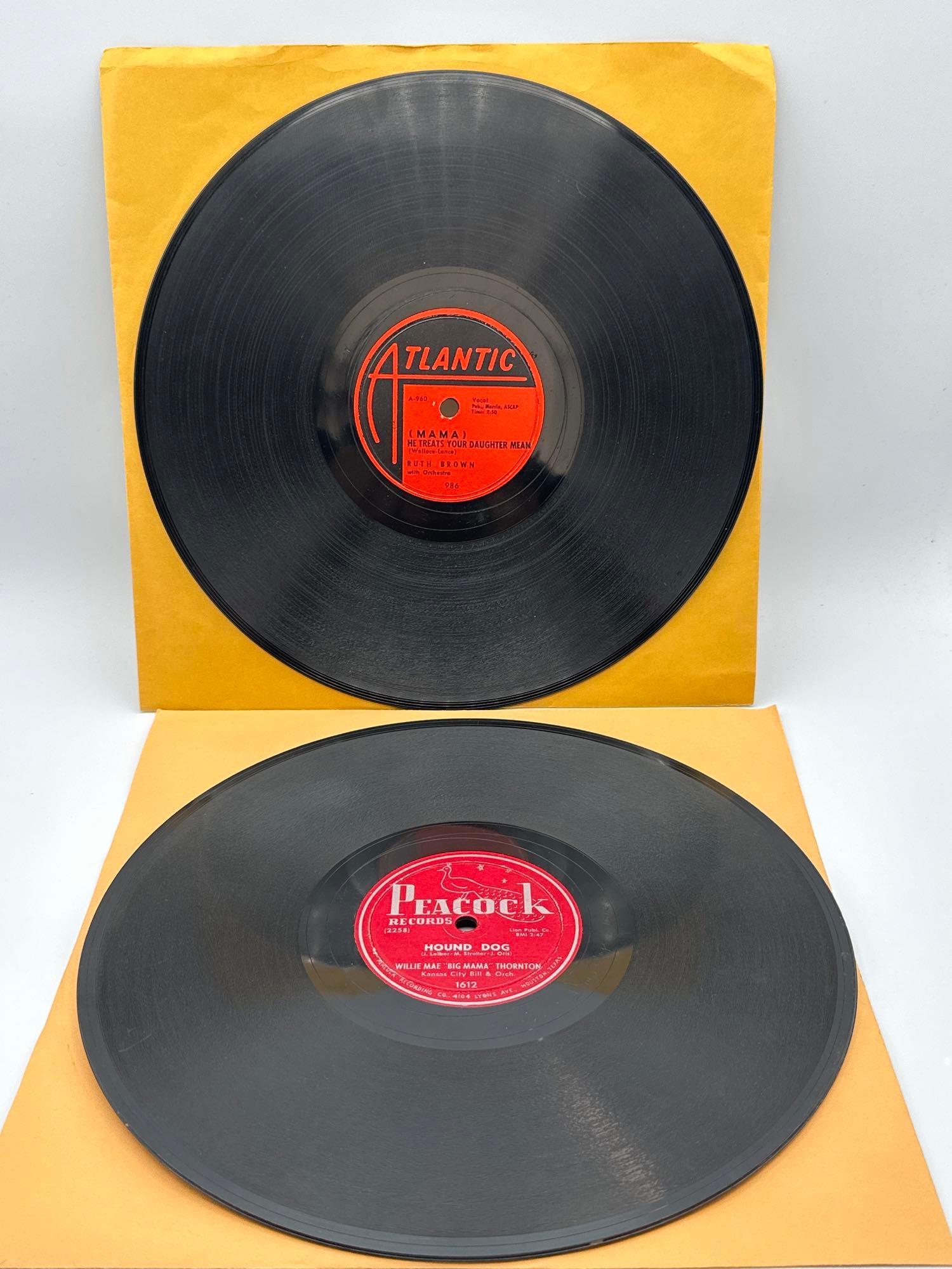 (2) 78 records: Ruth Brown and Willie Mae (1 of 12)