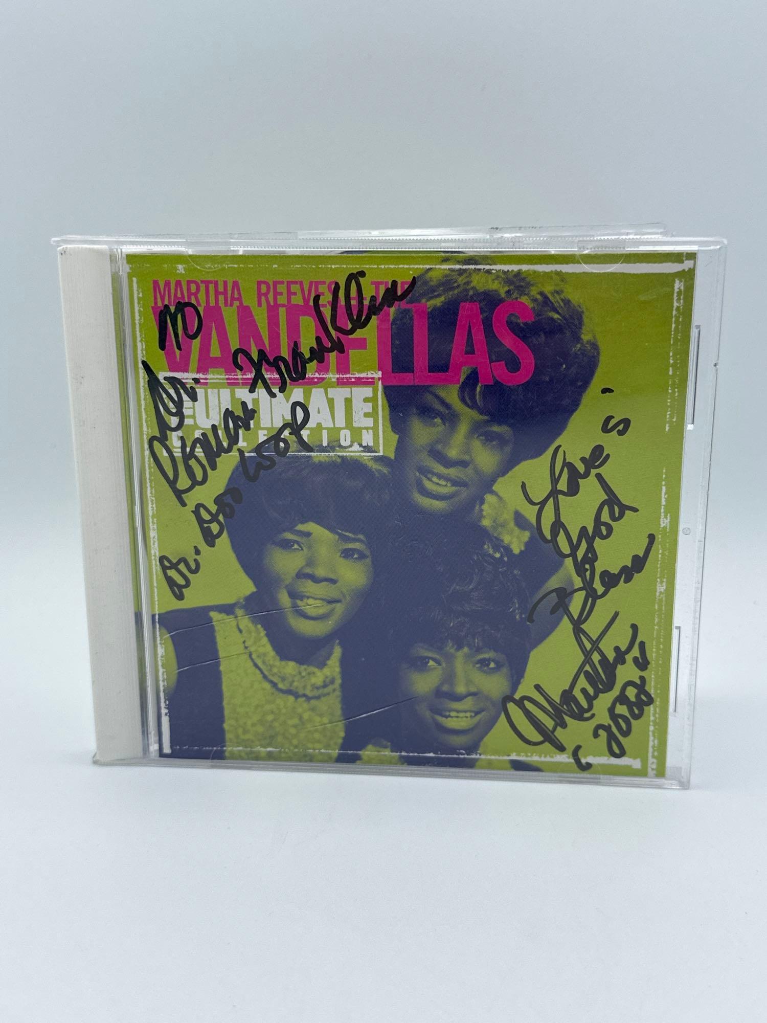MARTHA REEVES and the VANDELLAS CD SIGNED (1 of 9)