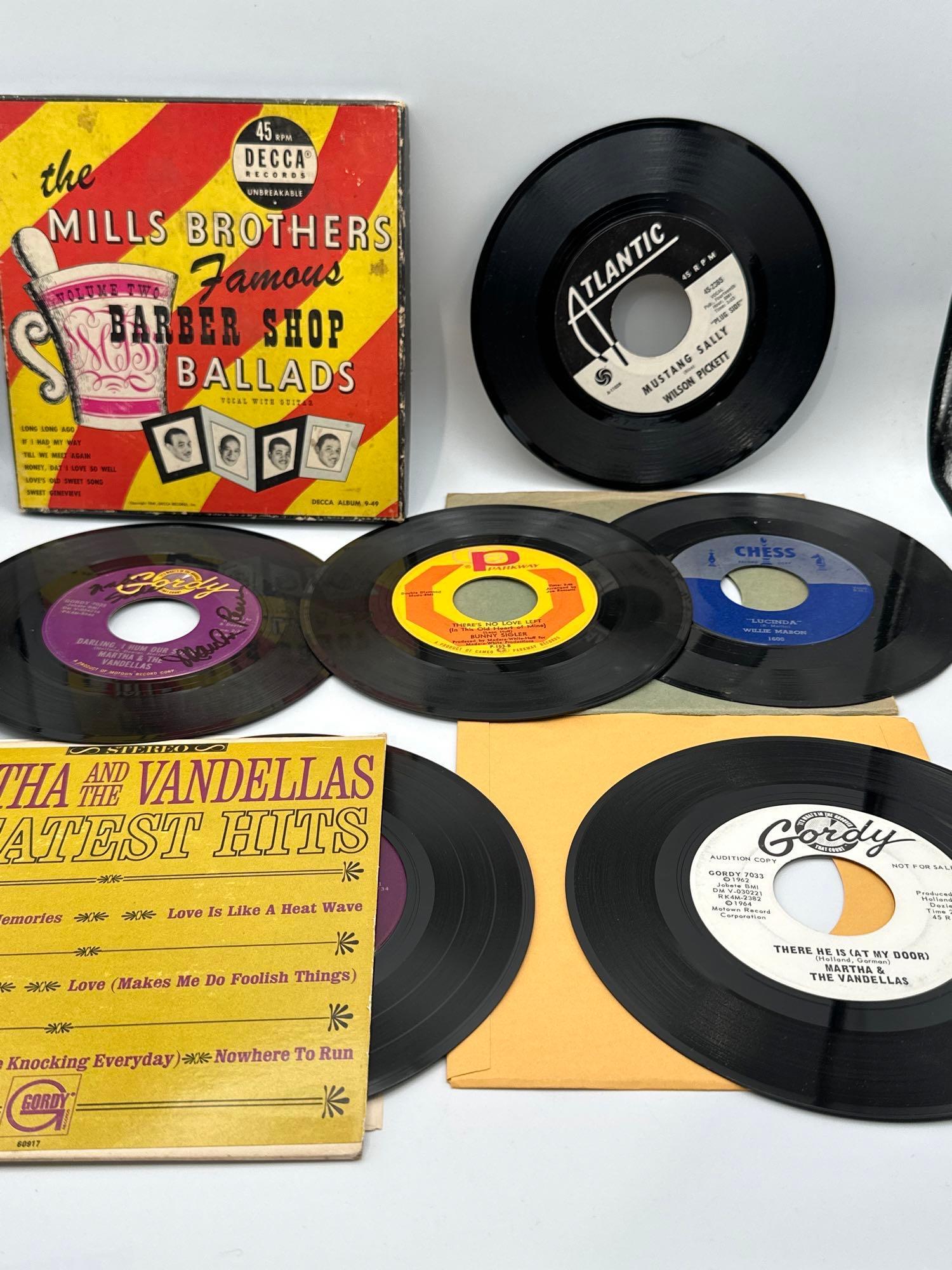 (7) mixed lot of 45RPM records (1 of 12)