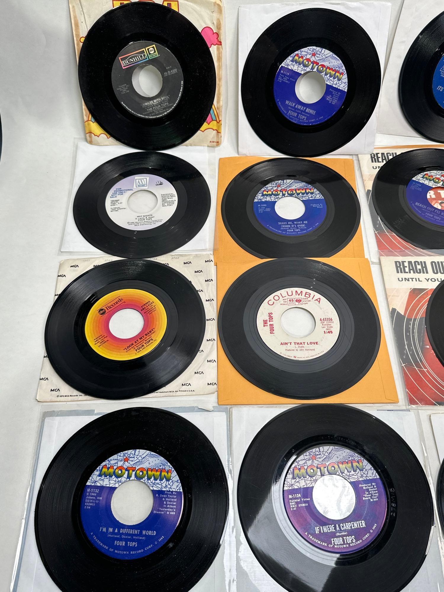 25 FOUR TOPS Records (45’s) (1 of 12)