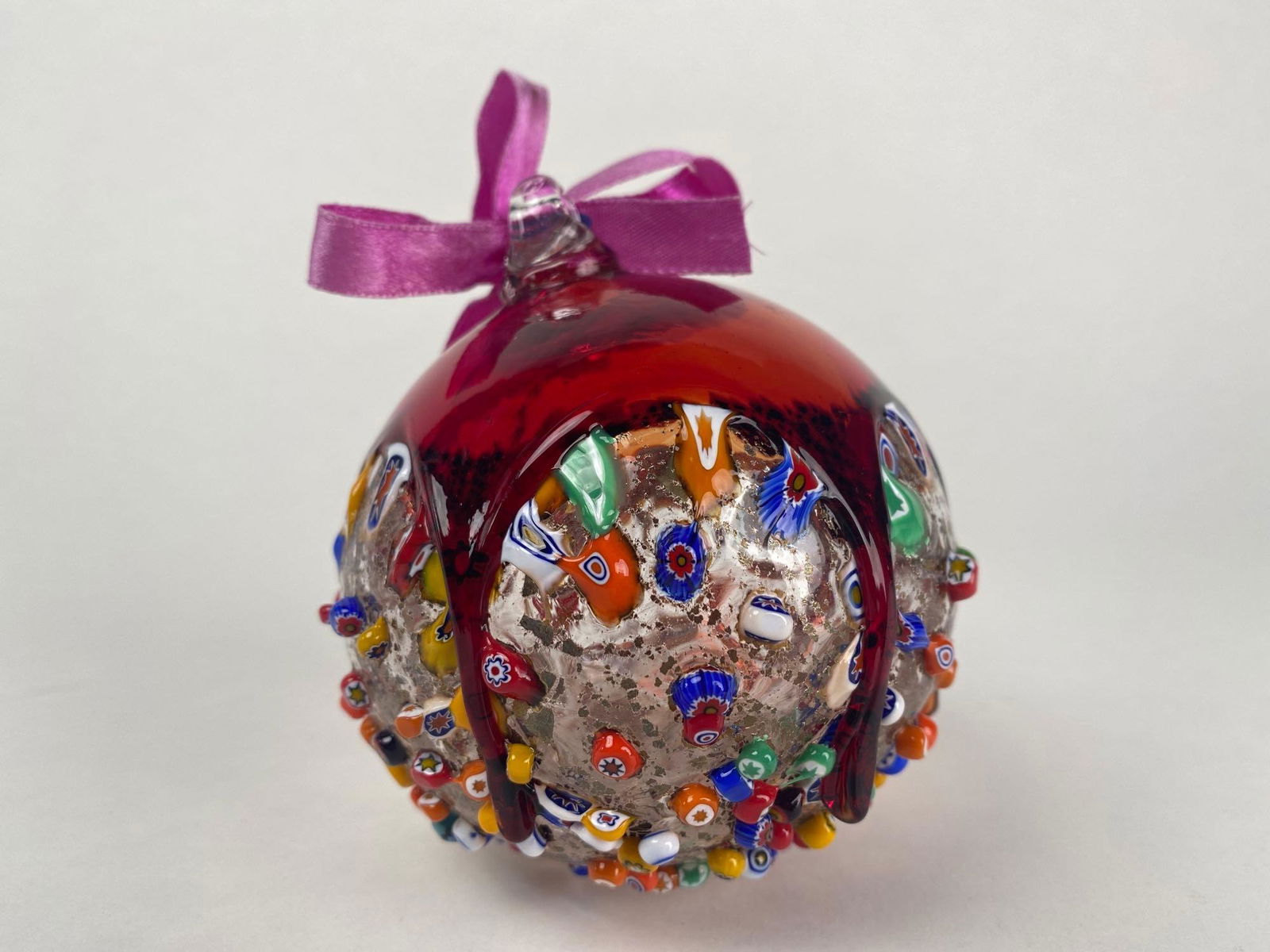Signed Murano Glass Christmas Ornament (1 of 7)