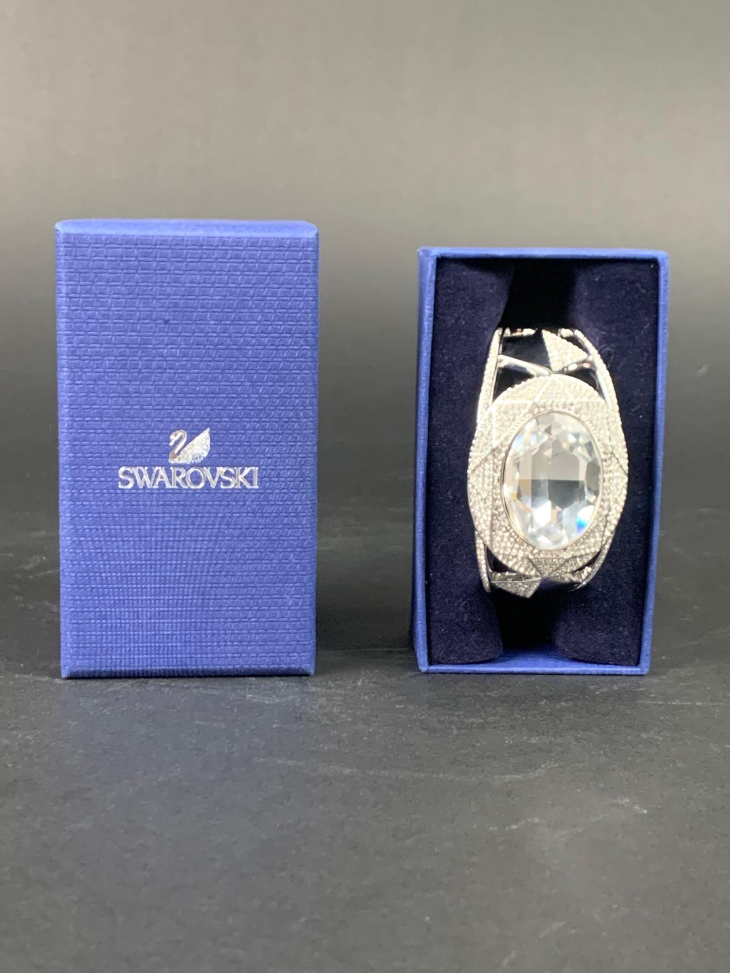 Swarovski Crystal Pave Cuff Bracelet (1 of 10)