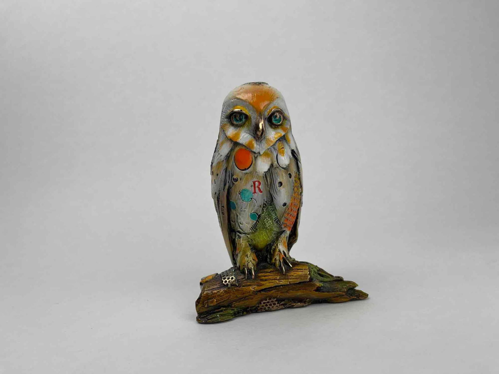 Nano Lopez (Columbia) "Samuel The Poet" Bronze Owl Statue (1 of 13)