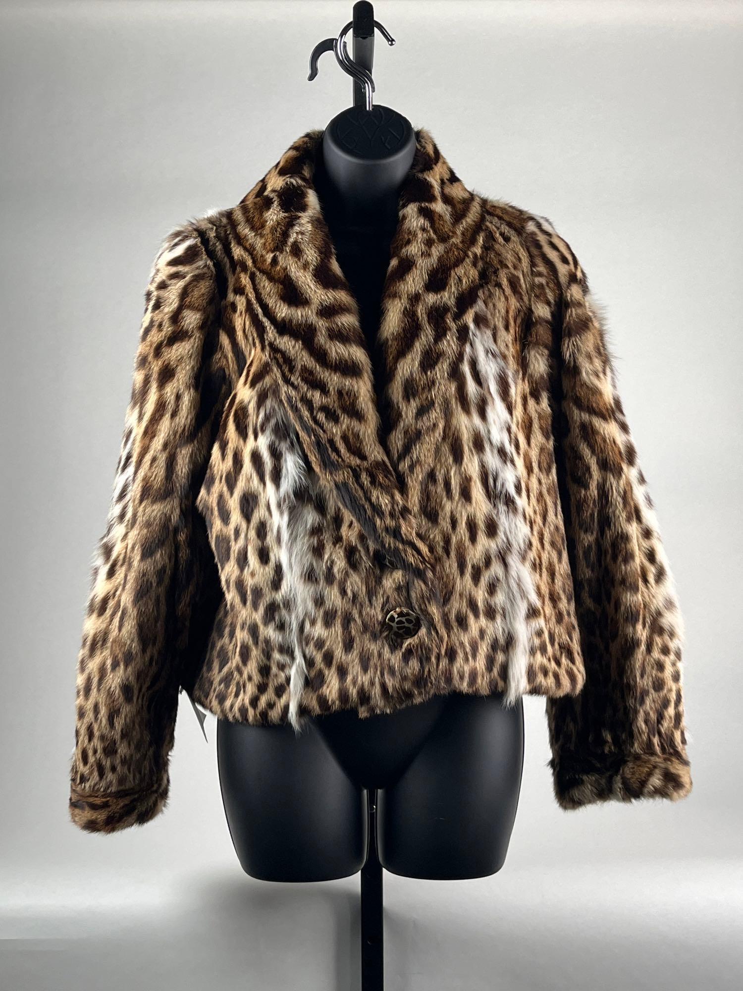 Vintage Bricker-Tunis Ocelot Short Jacket (1 of 9)