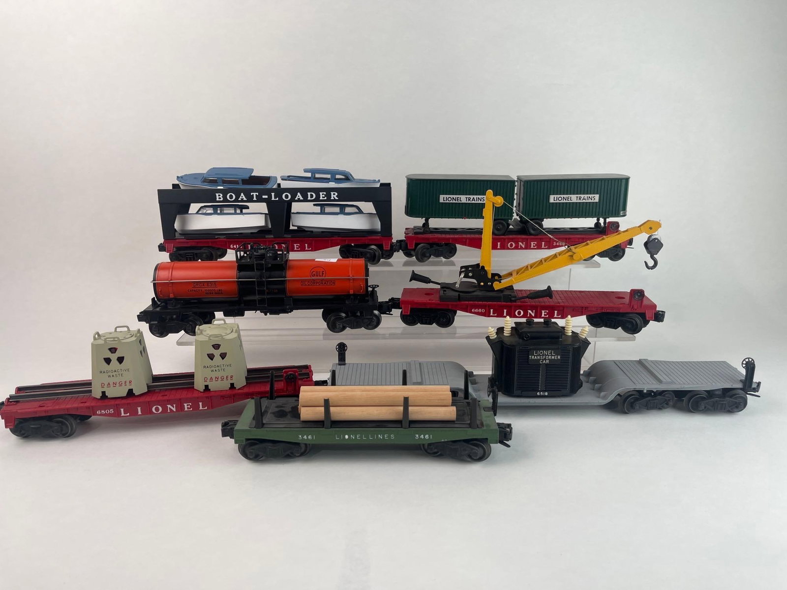 LIONEL TRAINS FLAT CAR LOT (1954-1963) (1 of 12)
