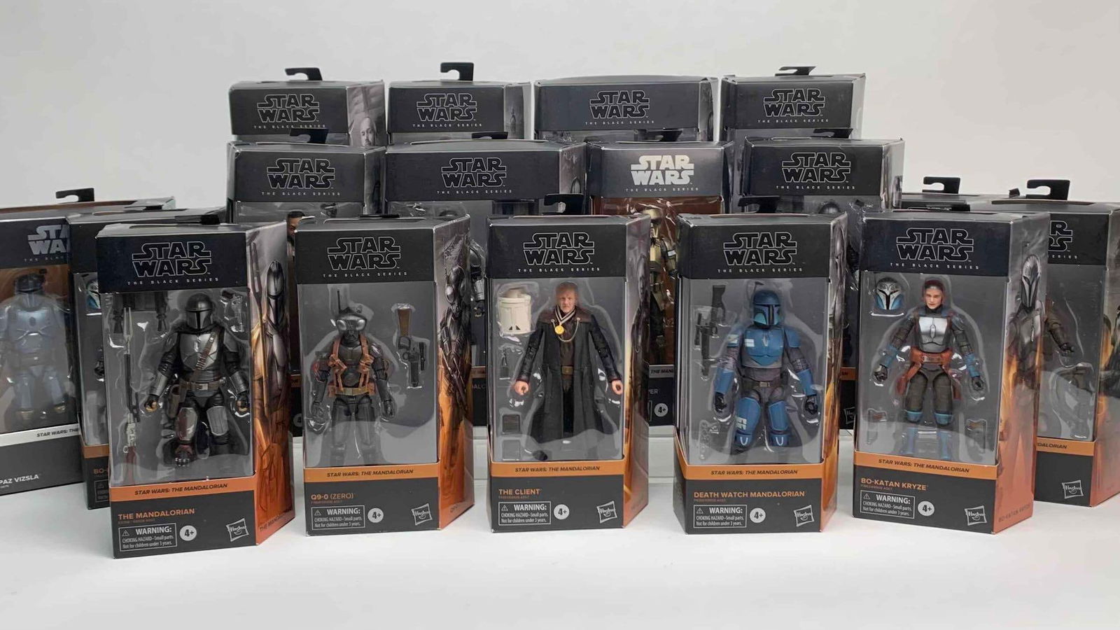 Seventeen Star Wars Black Series Mandalorian Action Figures (Hasbro) (1 of 10)