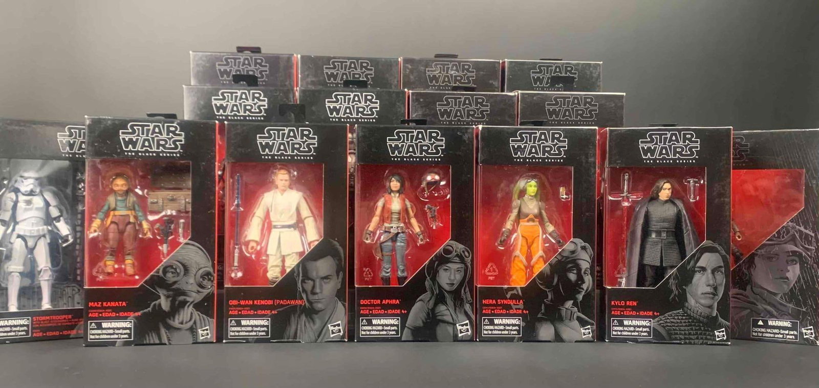 Fifteen Star Wars The Black Series Action Figures (Hasbro Red Box) (1 of 10)