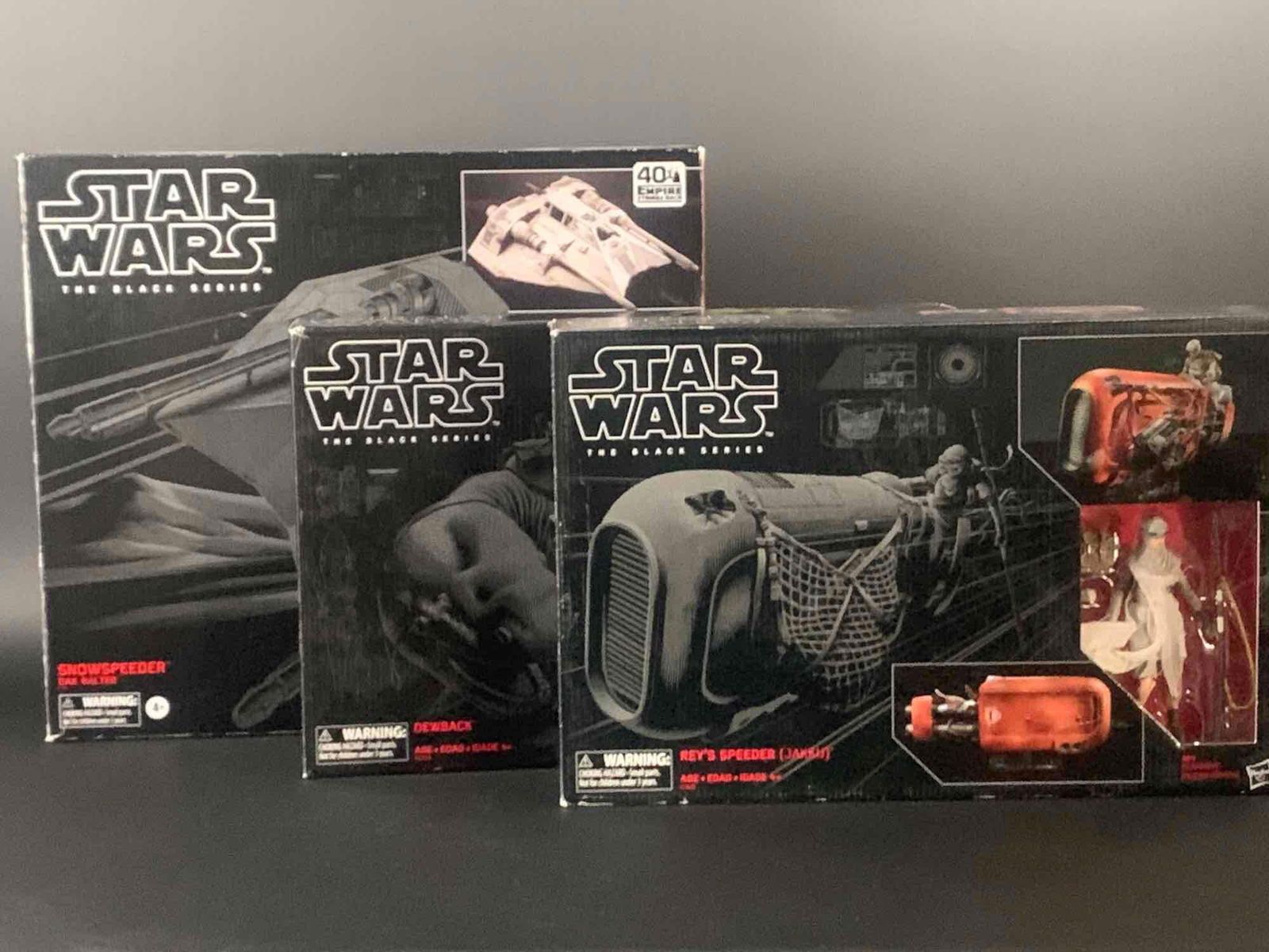 Three Star Wars "The Black Series" Playsets (1 of 10)
